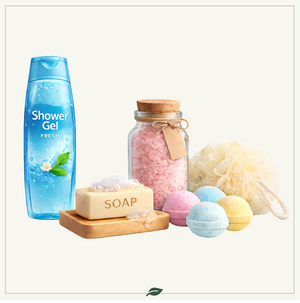 Hamam üçün liflər və fırçalar