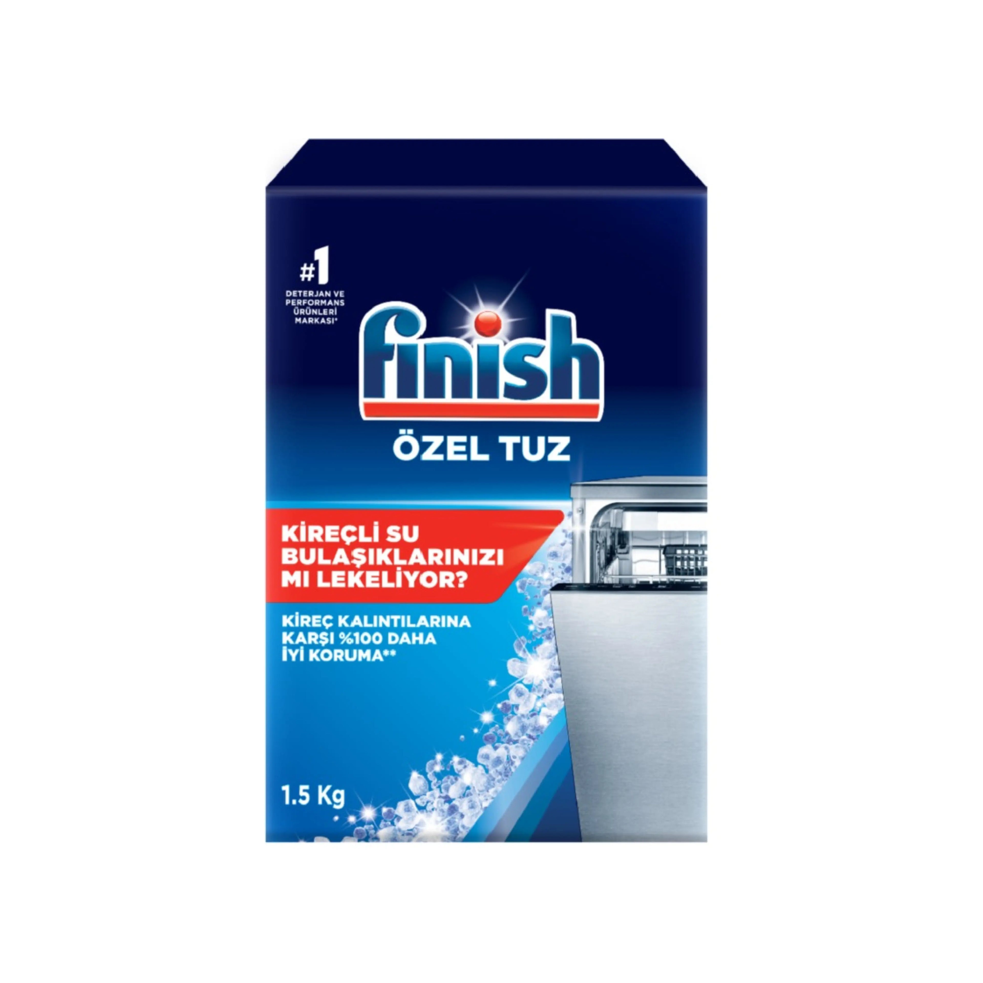 Qabyuyan maşın üçün duz Finish, 1.5 kq