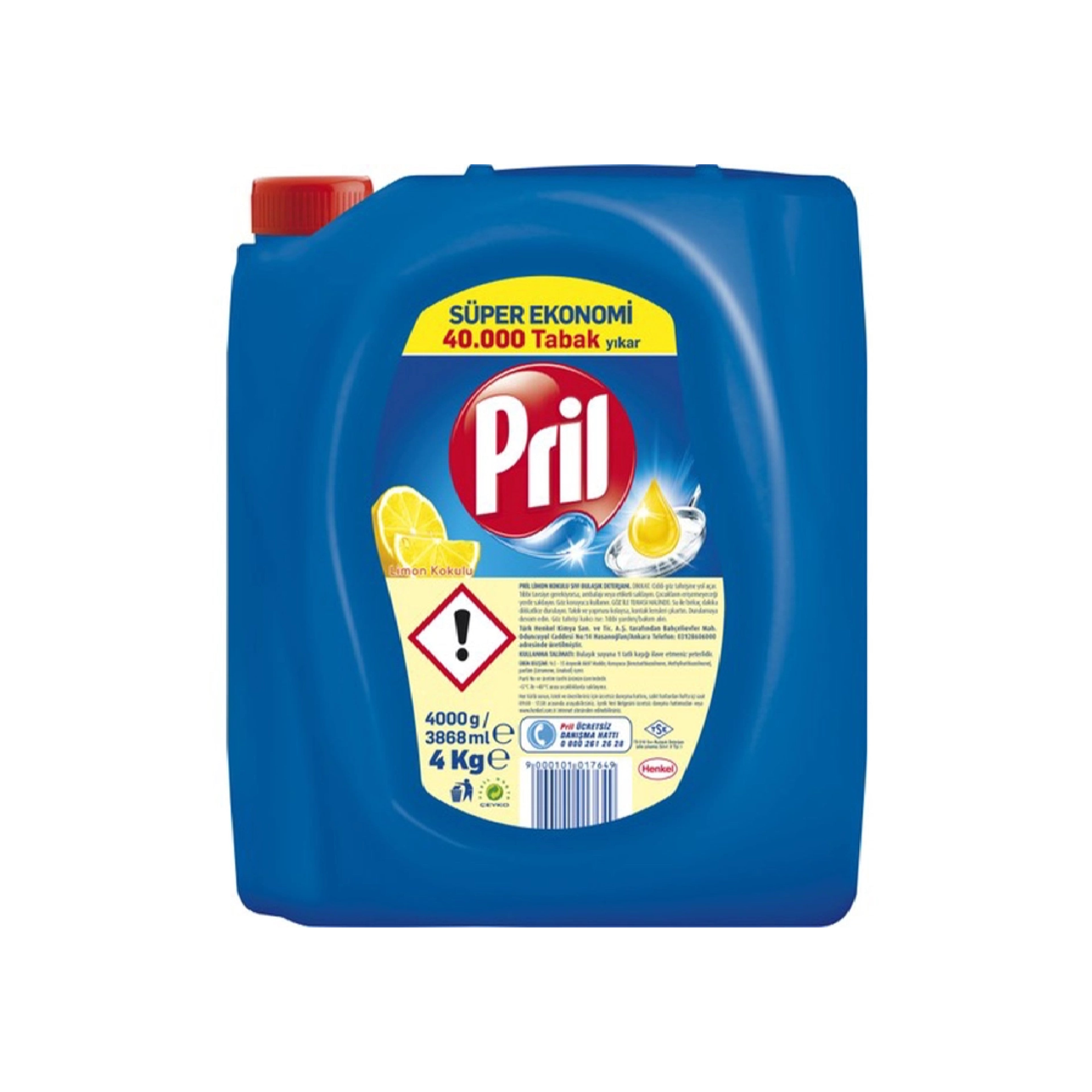 Qabyuyan maye Pril Limon 4000 ml