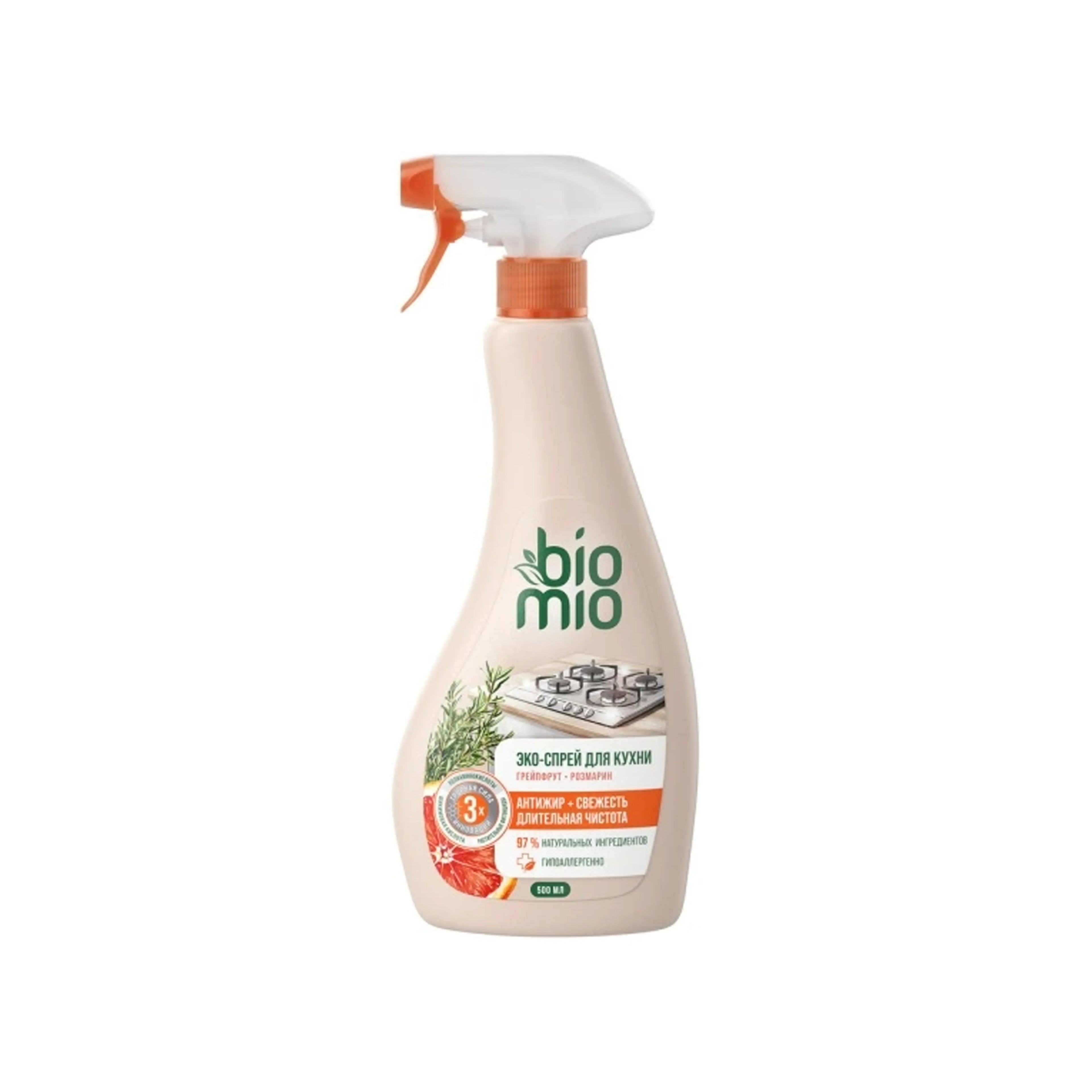 Mətbəx üçün BIOMIO ECO-FRIENDLY təmizləyici sprey, 500 ml