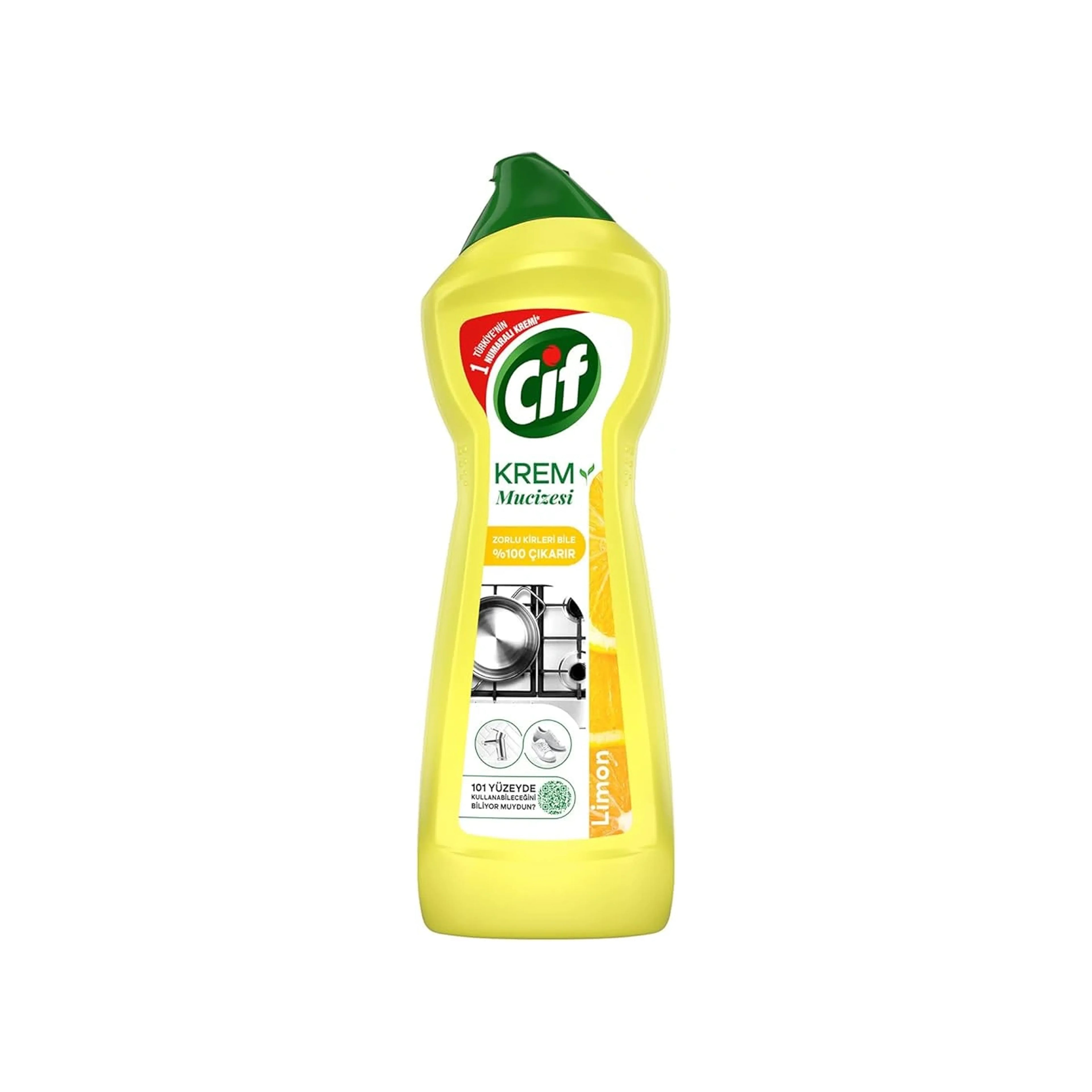 Universal Təmizləyici Krem Cif Limon, 750 ml