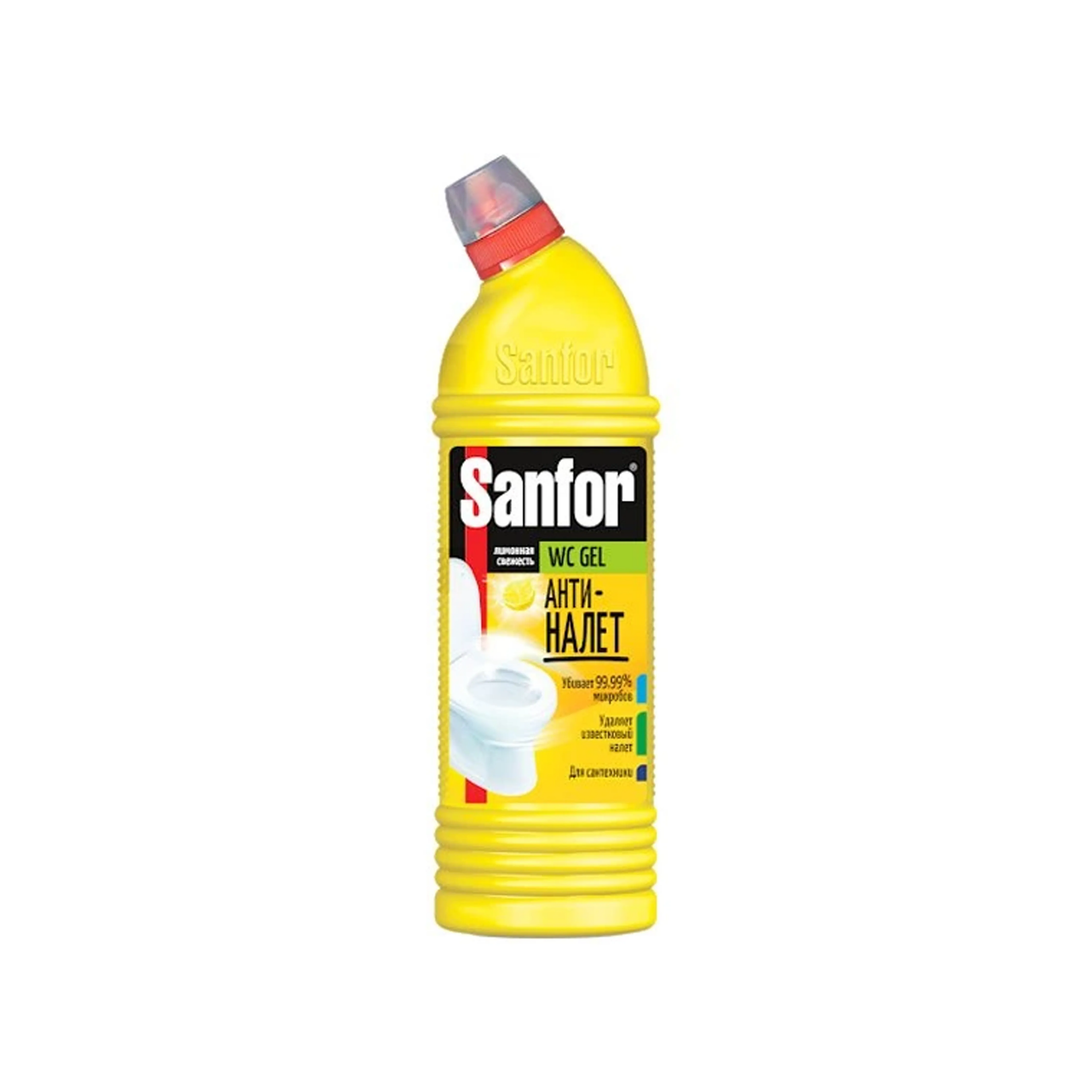 Tualet təmizləyici üçün gel Sanfor WC Gel Lemon Fresh, 750 ml