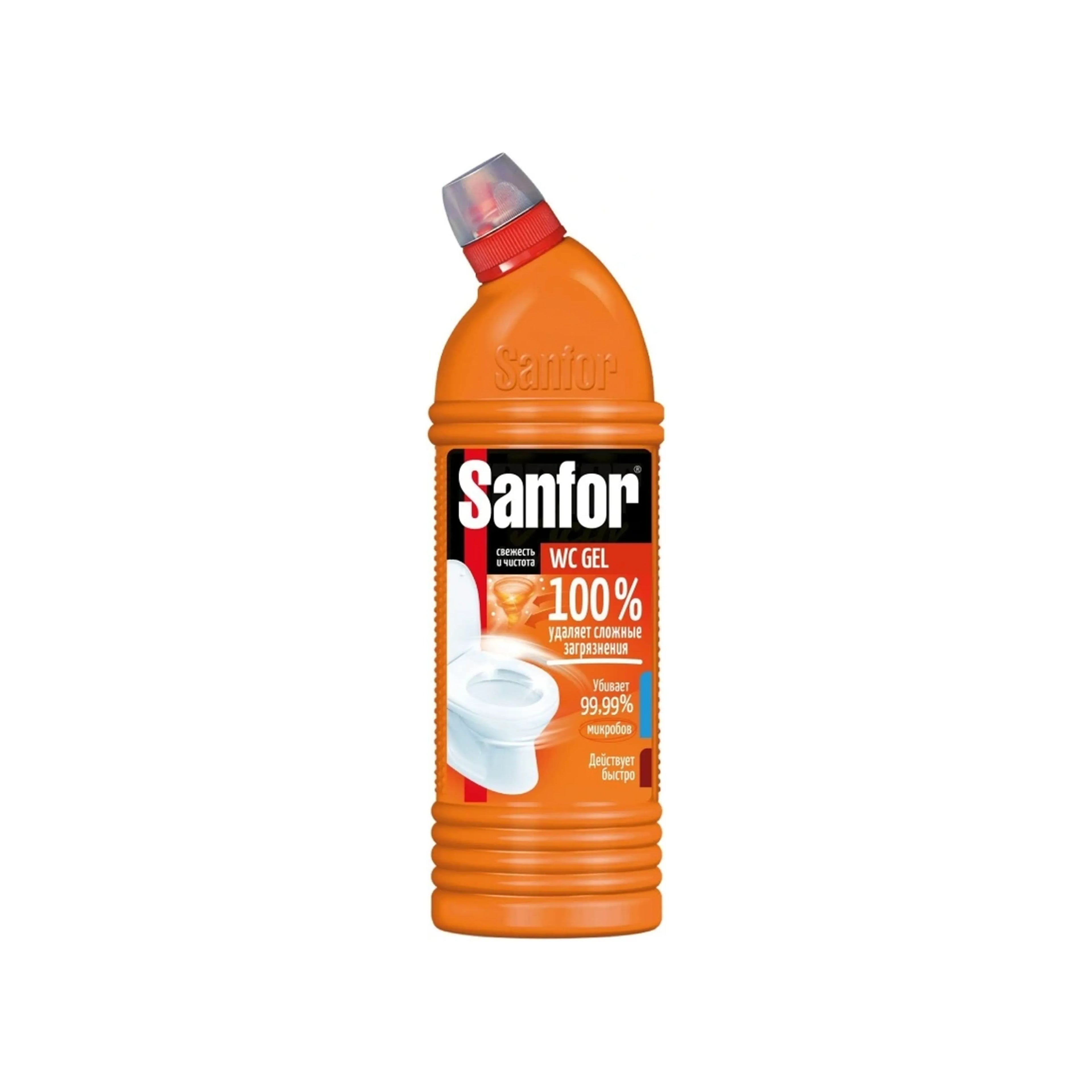 Tualet üçün təmizləyici gel SANFOR WC, 750 ml