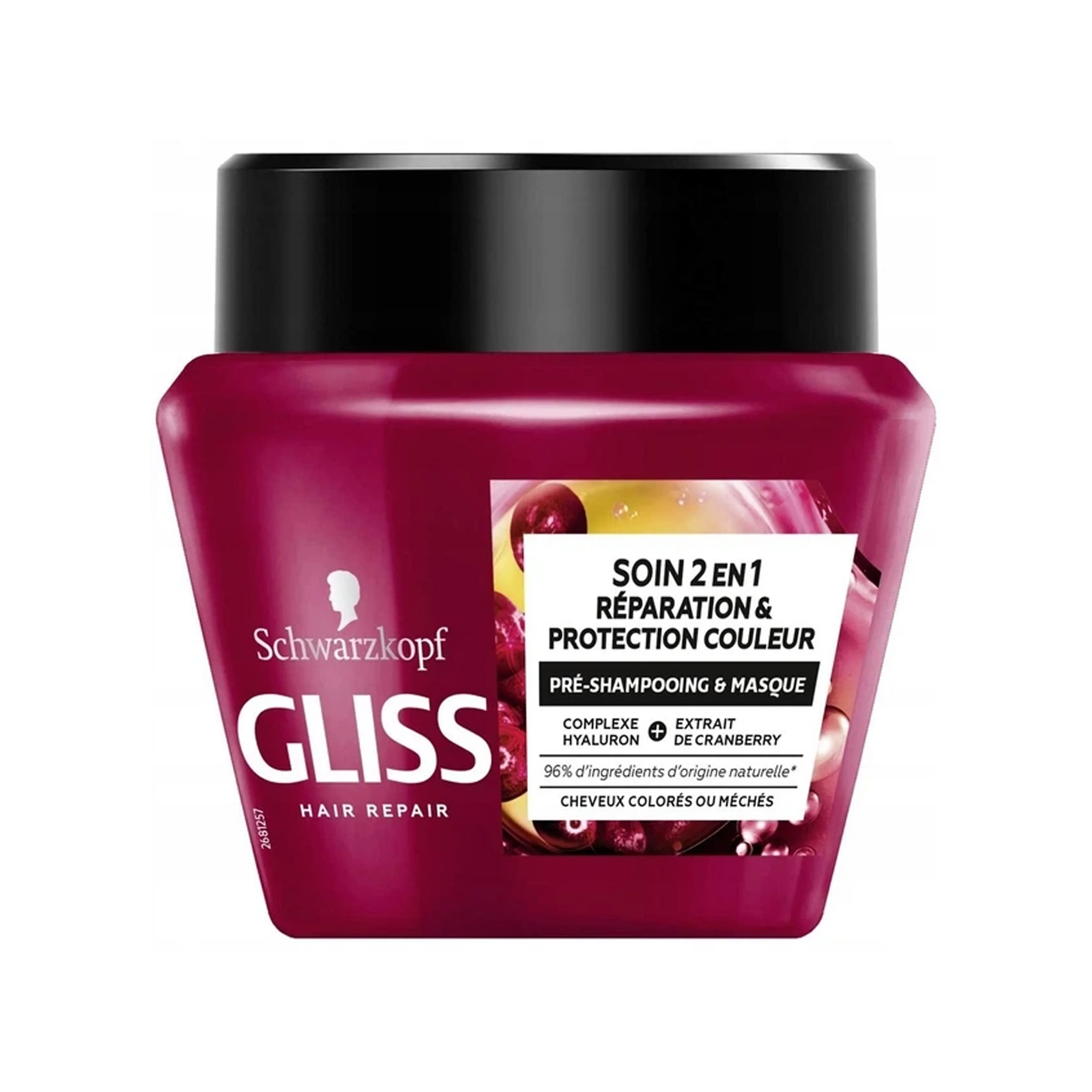 Boyalı saç üçün maska Schwarzkopf Gliss Ultimate Color Mask, 300 ml,
