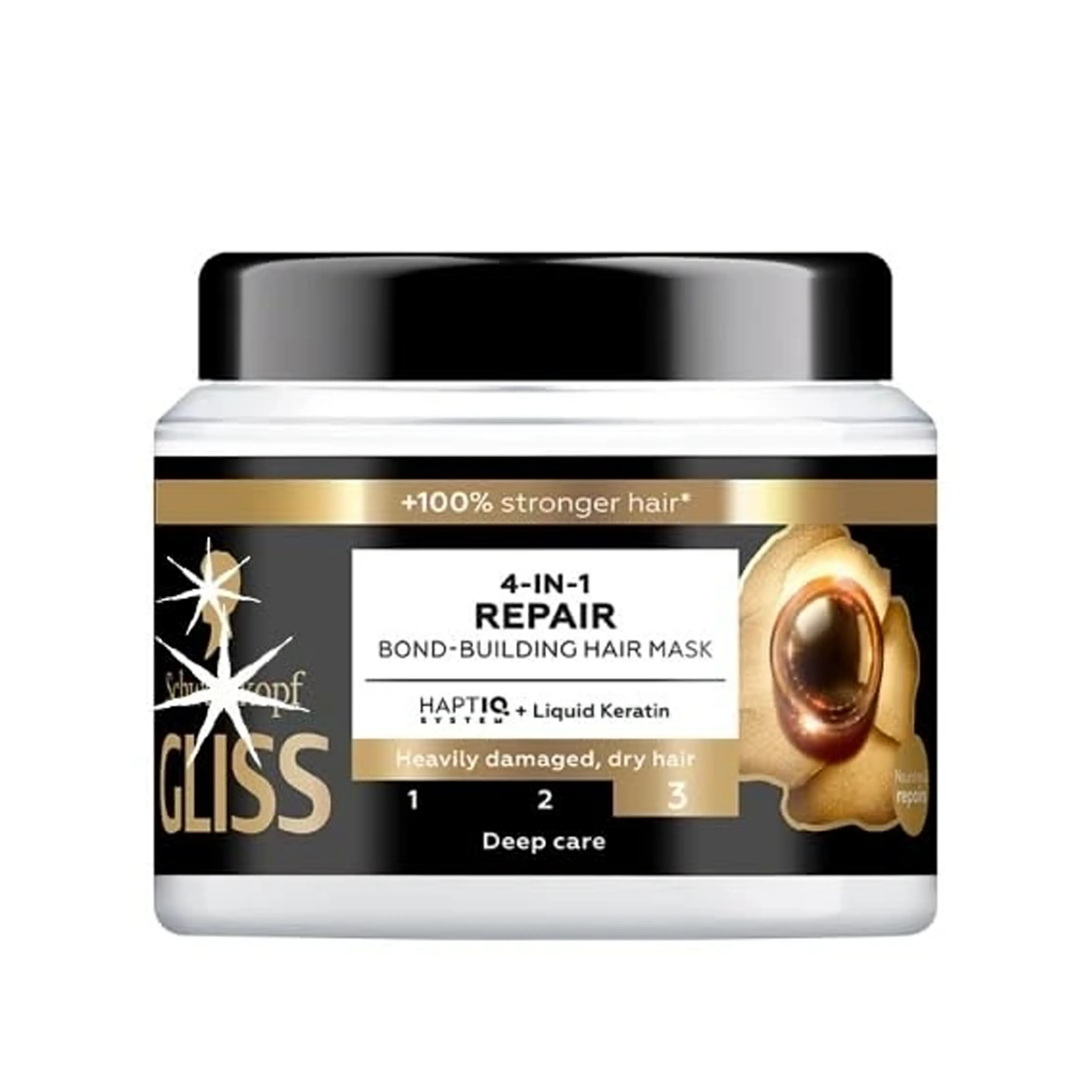 Saç Maskası Gliss Ultra Repair, 400 ml, Zədələnmiş Saçlar üçün