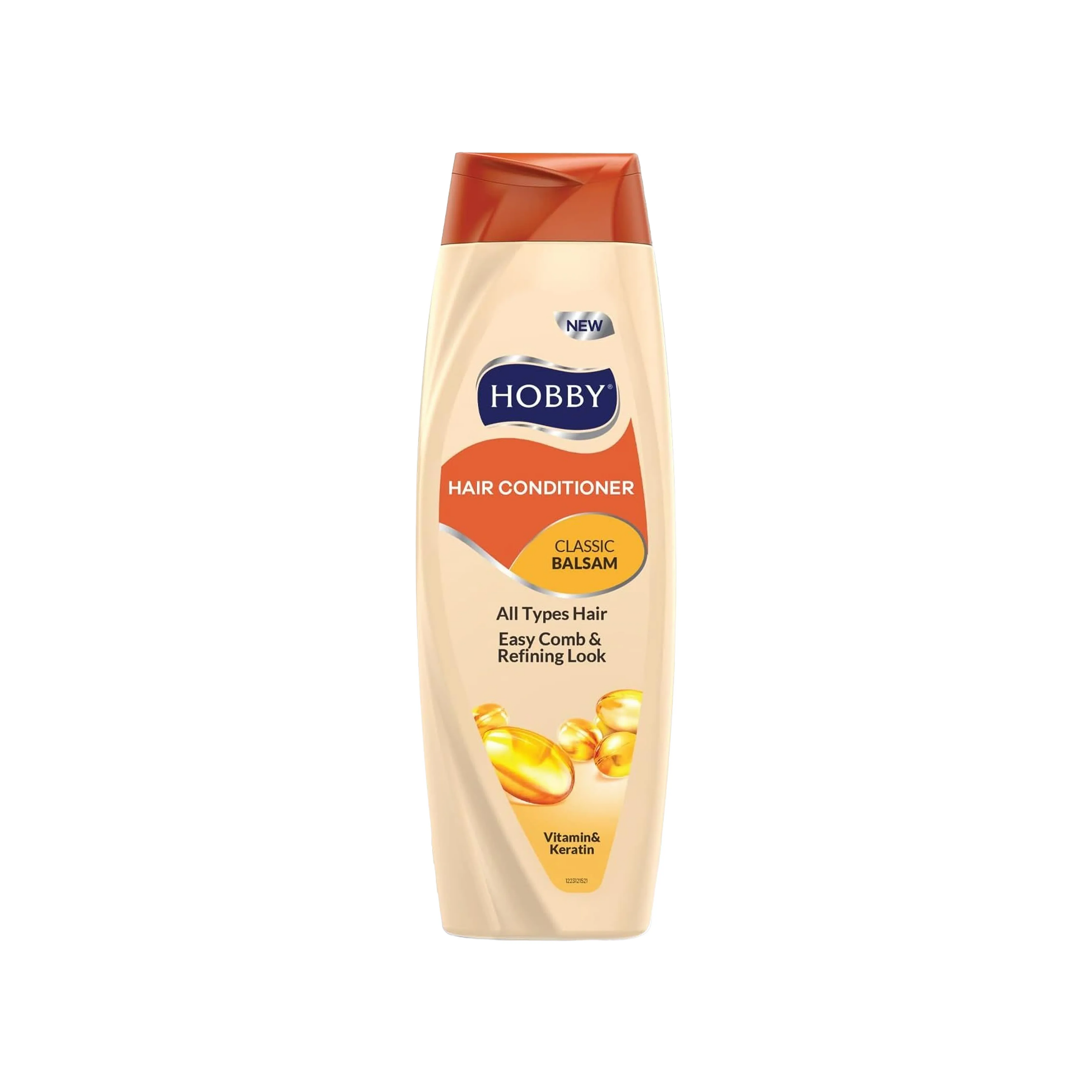 Saç kondisioneri Hobby Vitamins & Keratin, Bütün saç növləri üçün, 600 ml