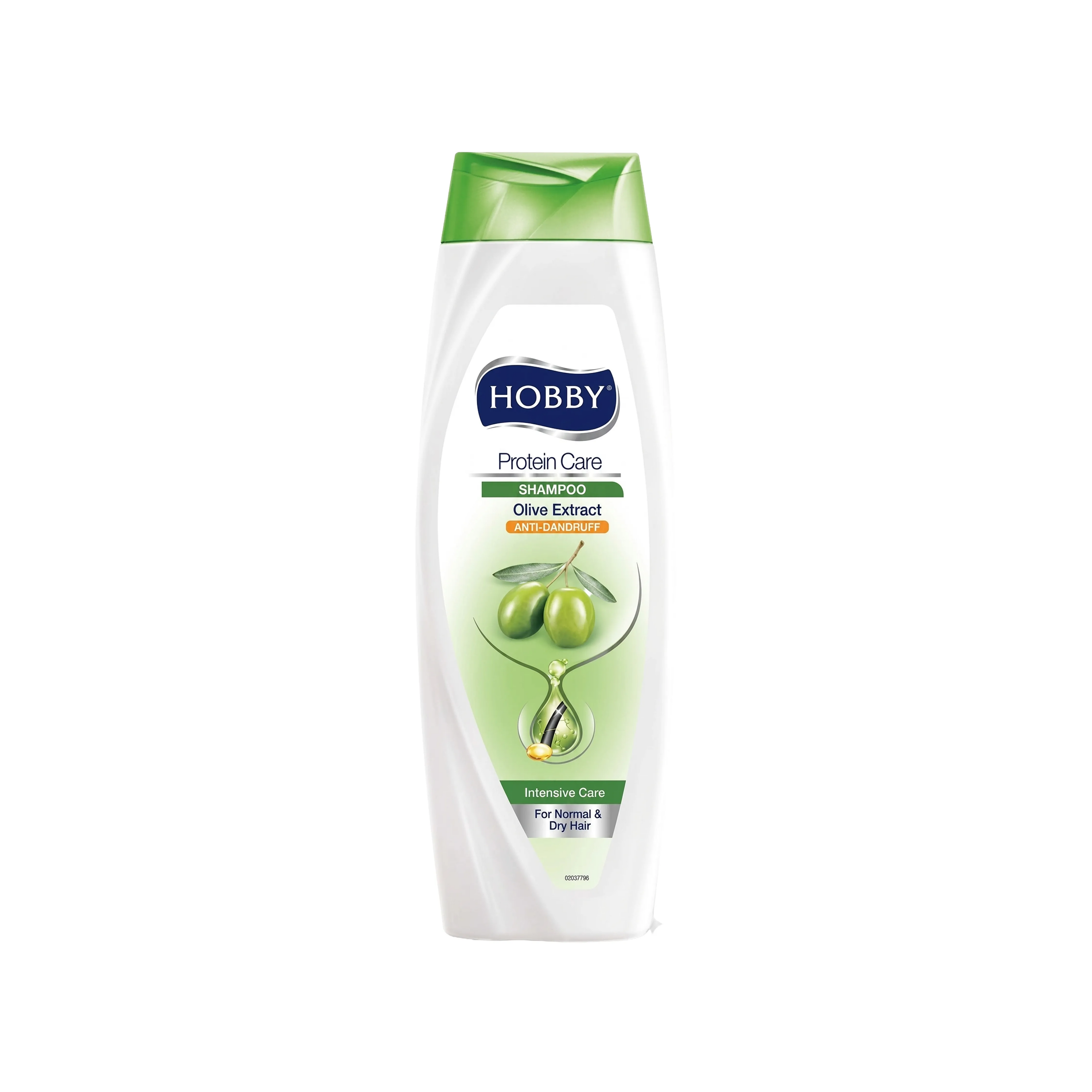 Saç şampunu Hobby Protein Care Olive Extract, 600 ml, Normal və Quru Saçlar üçün