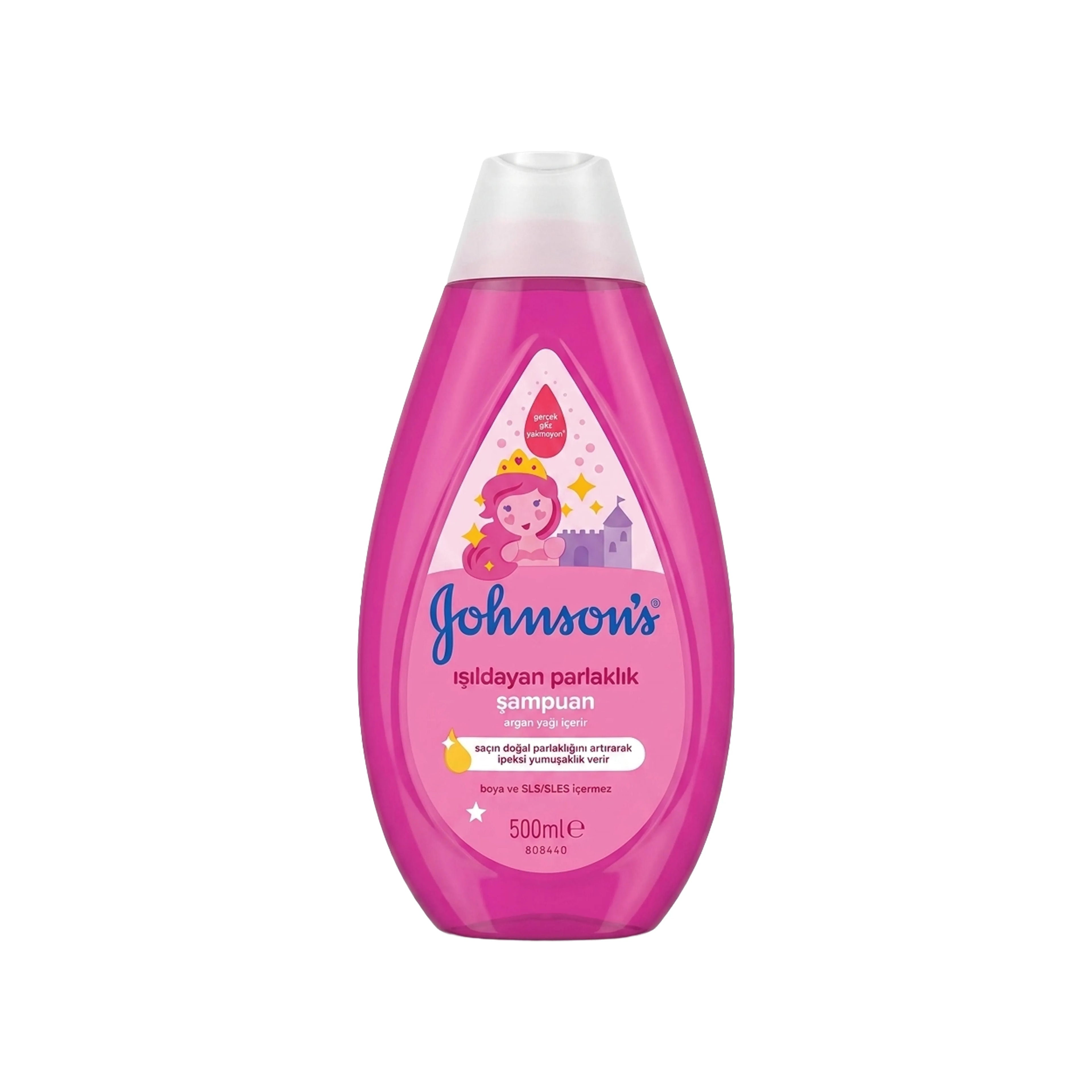 Uşaq şampunu Johnson's  Baby Işıldayan Parlaqlıq, Bütün saç tipləri üçün, 500 ml