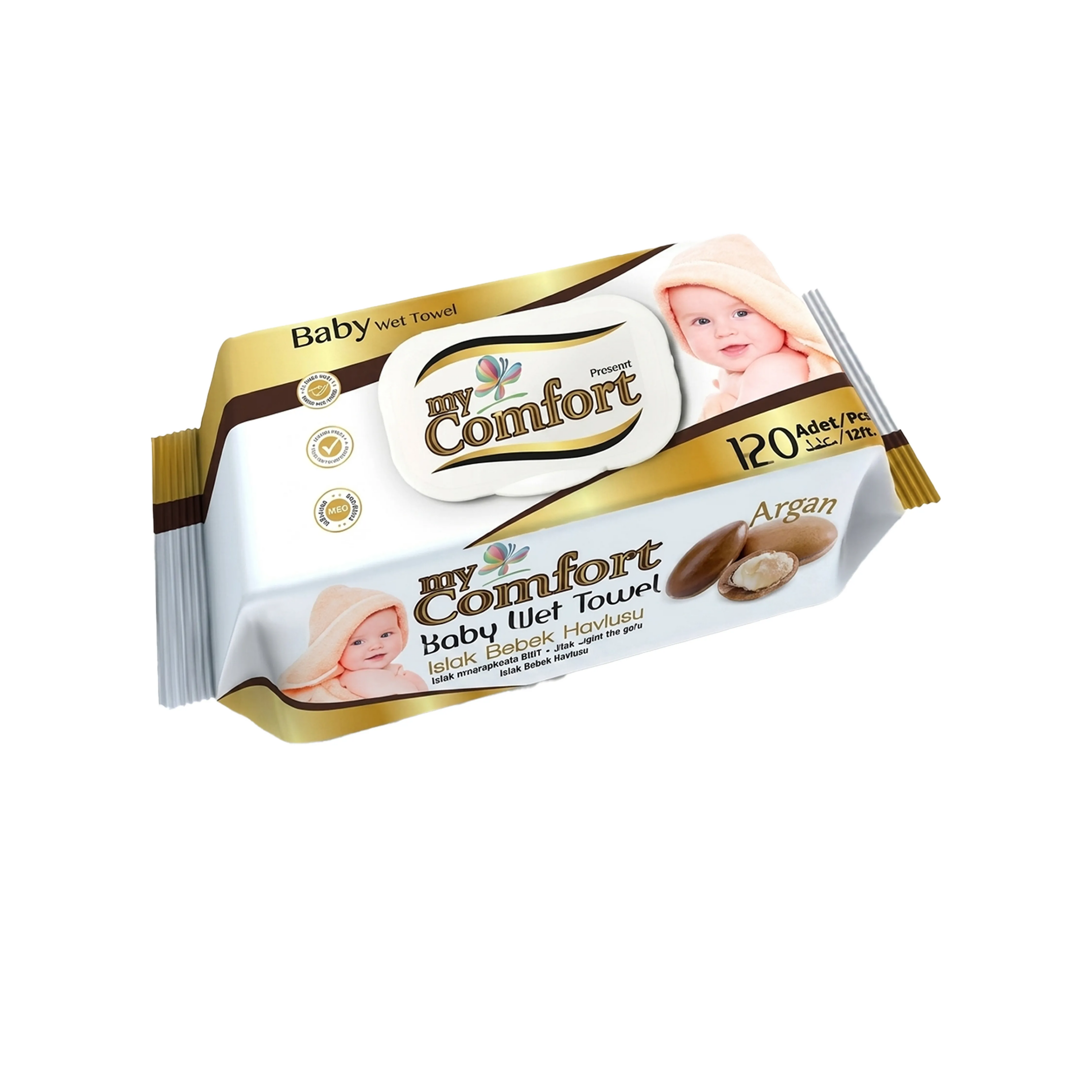 Uşaq Üçün Nəm Salfetlər My Comfort Premium, 120 ədəd