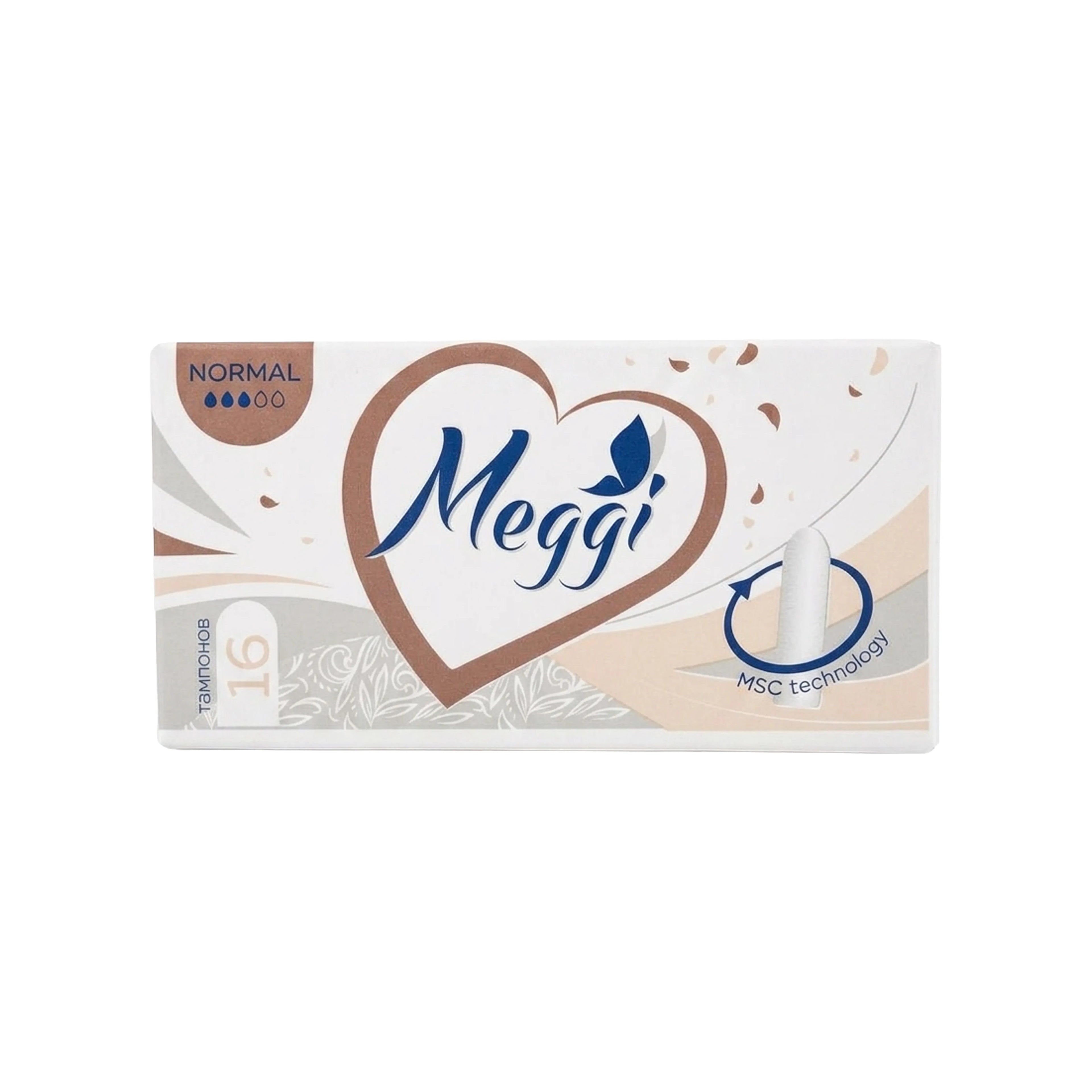 Gigiyenik tamponlar MEGGI Normal, 16 ədəd