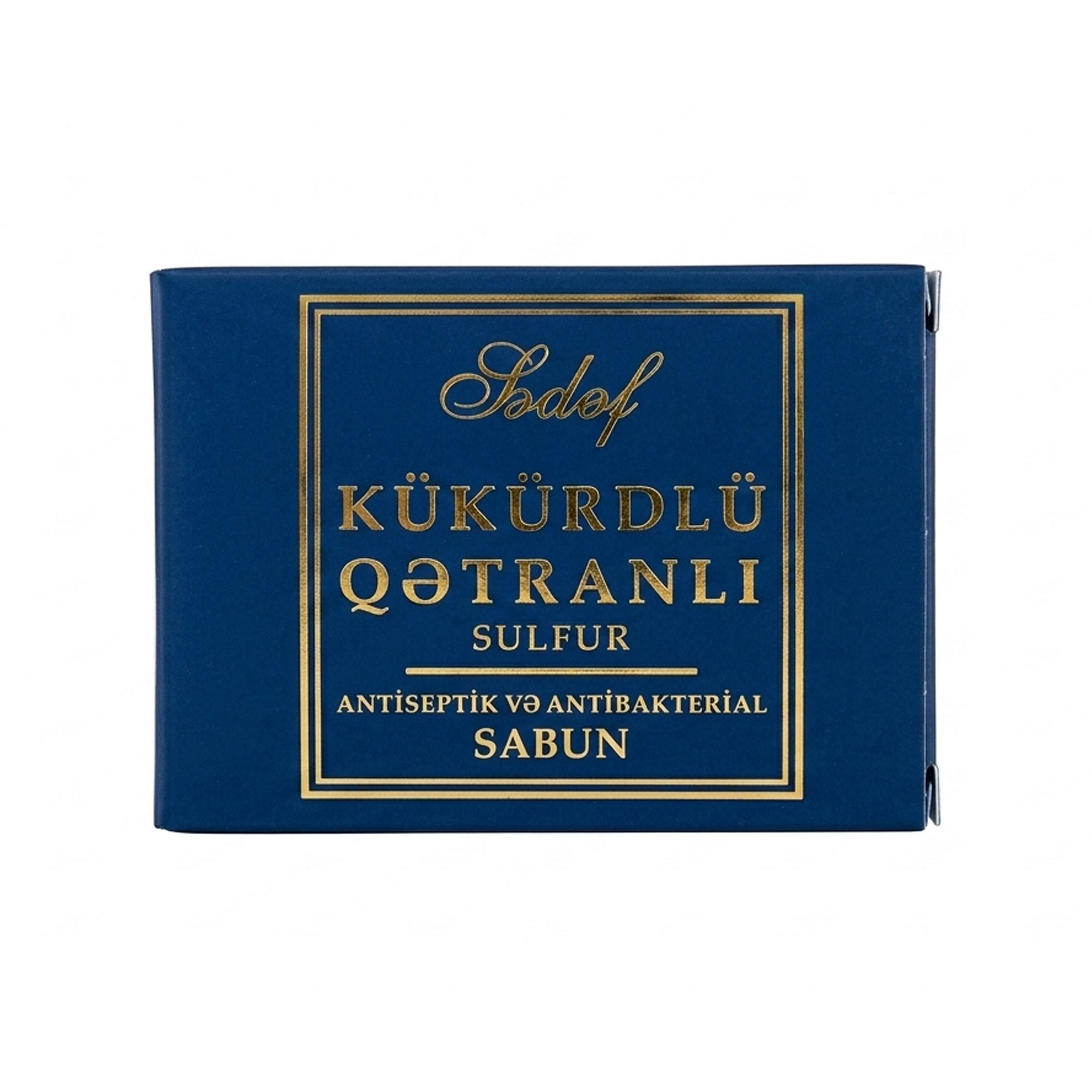 Antiseptik və antibakterial sabun Sədəf Kükürd və Qətran ilə, 100 qr