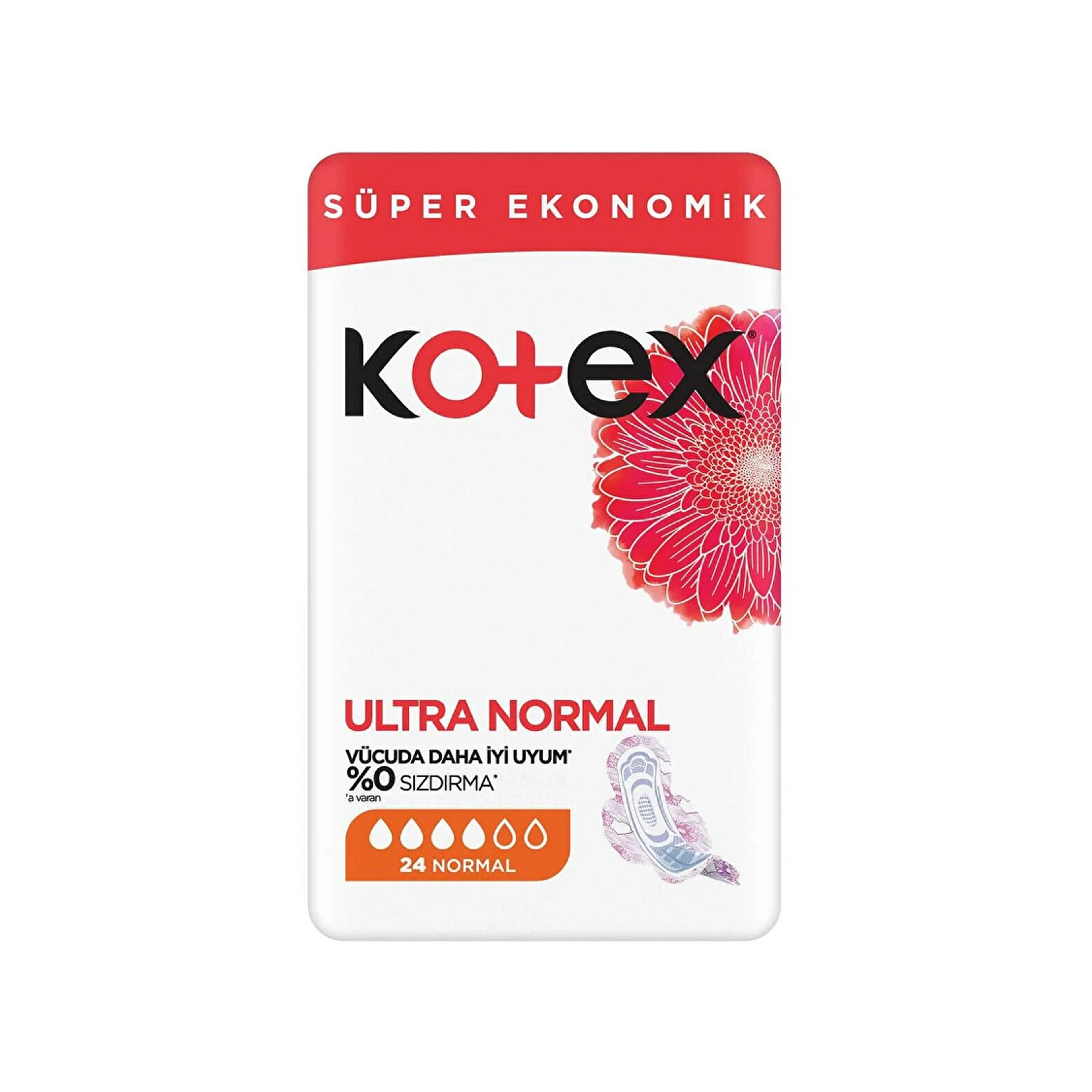 Gigiyenik bezlər Kotex Ultra Super Eko Normal, 24 ədəd