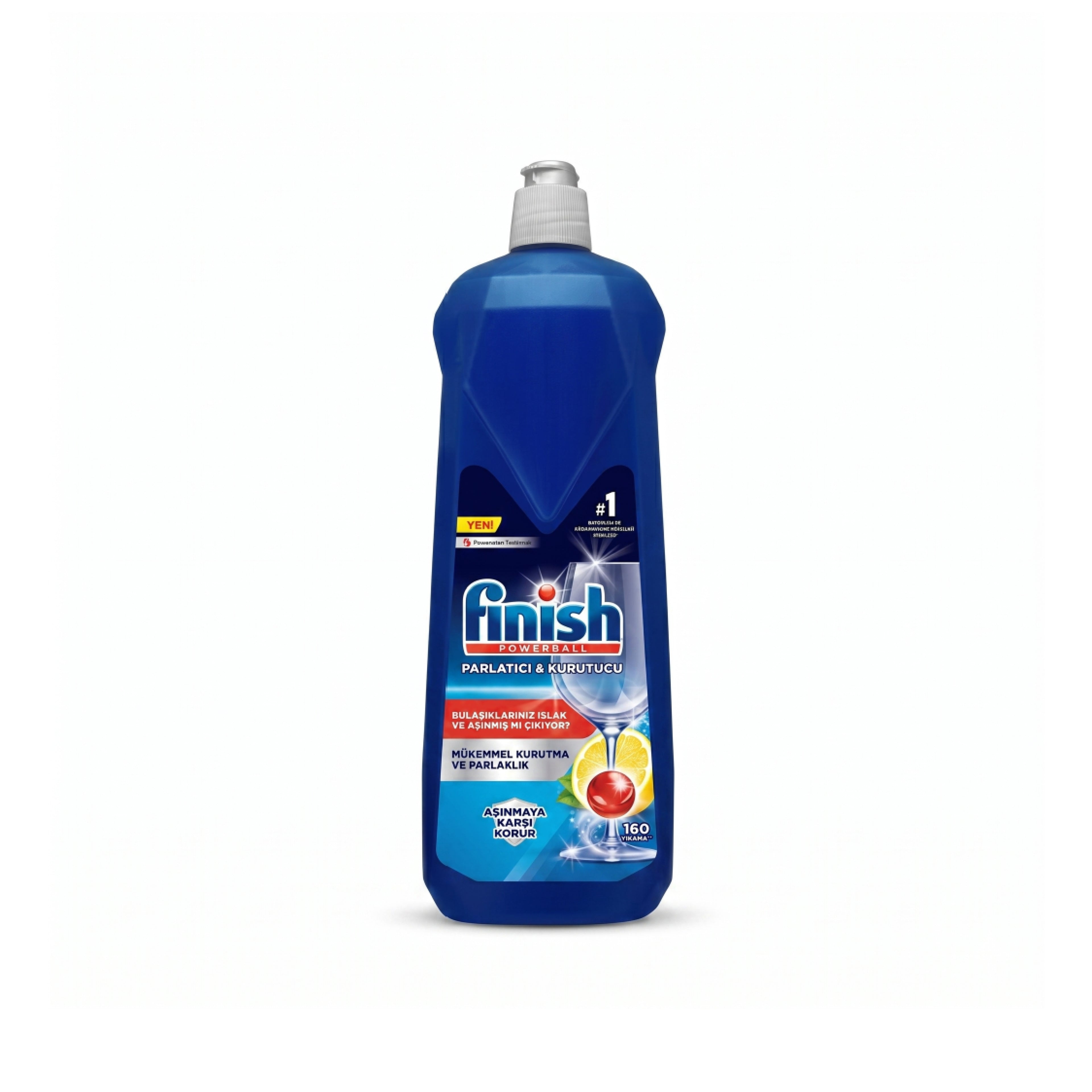 Qabyuyan maşın üçün parladıcı və quruducu Finish, 800 ml