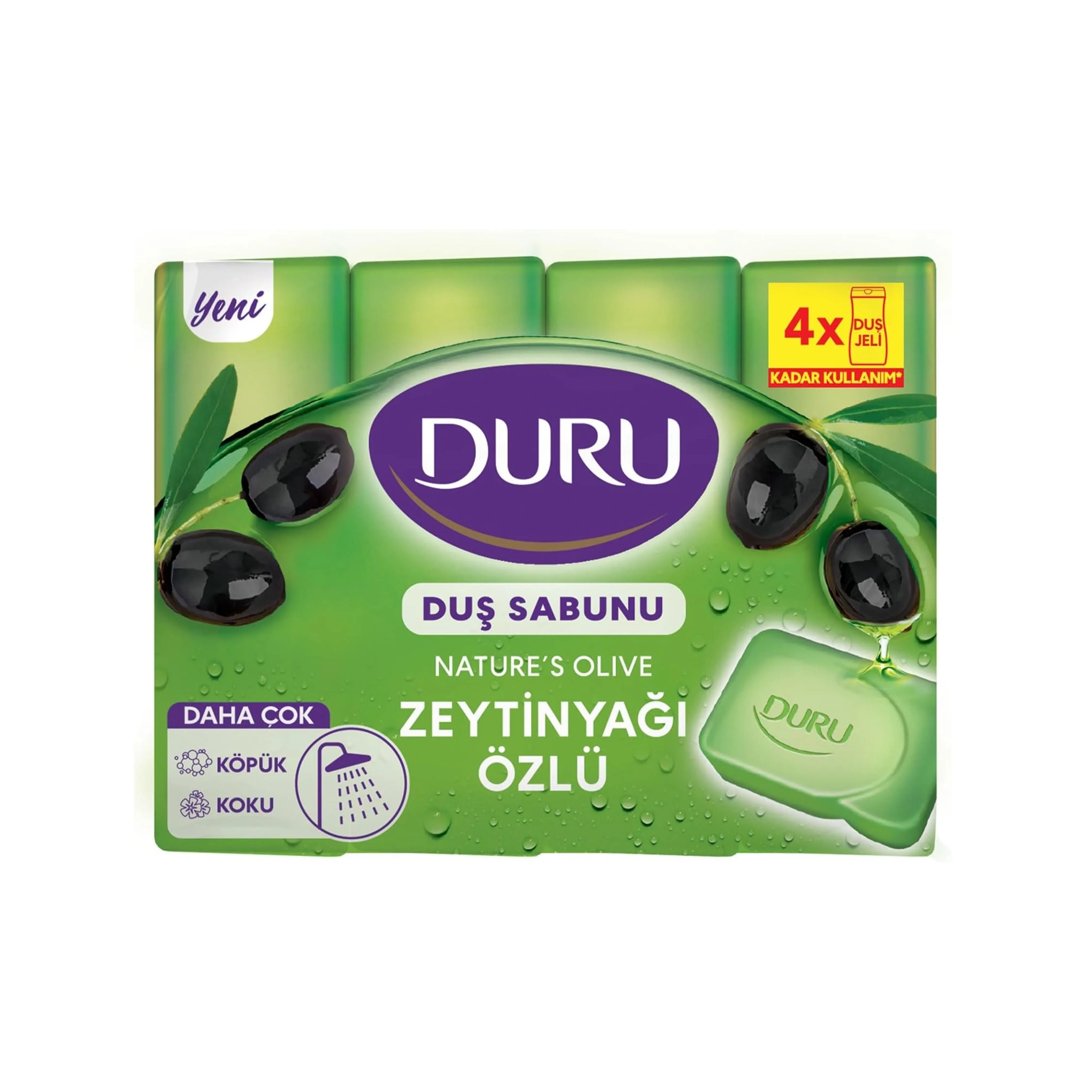 Sabun DURU Zeytun Yağı, 4×150 q