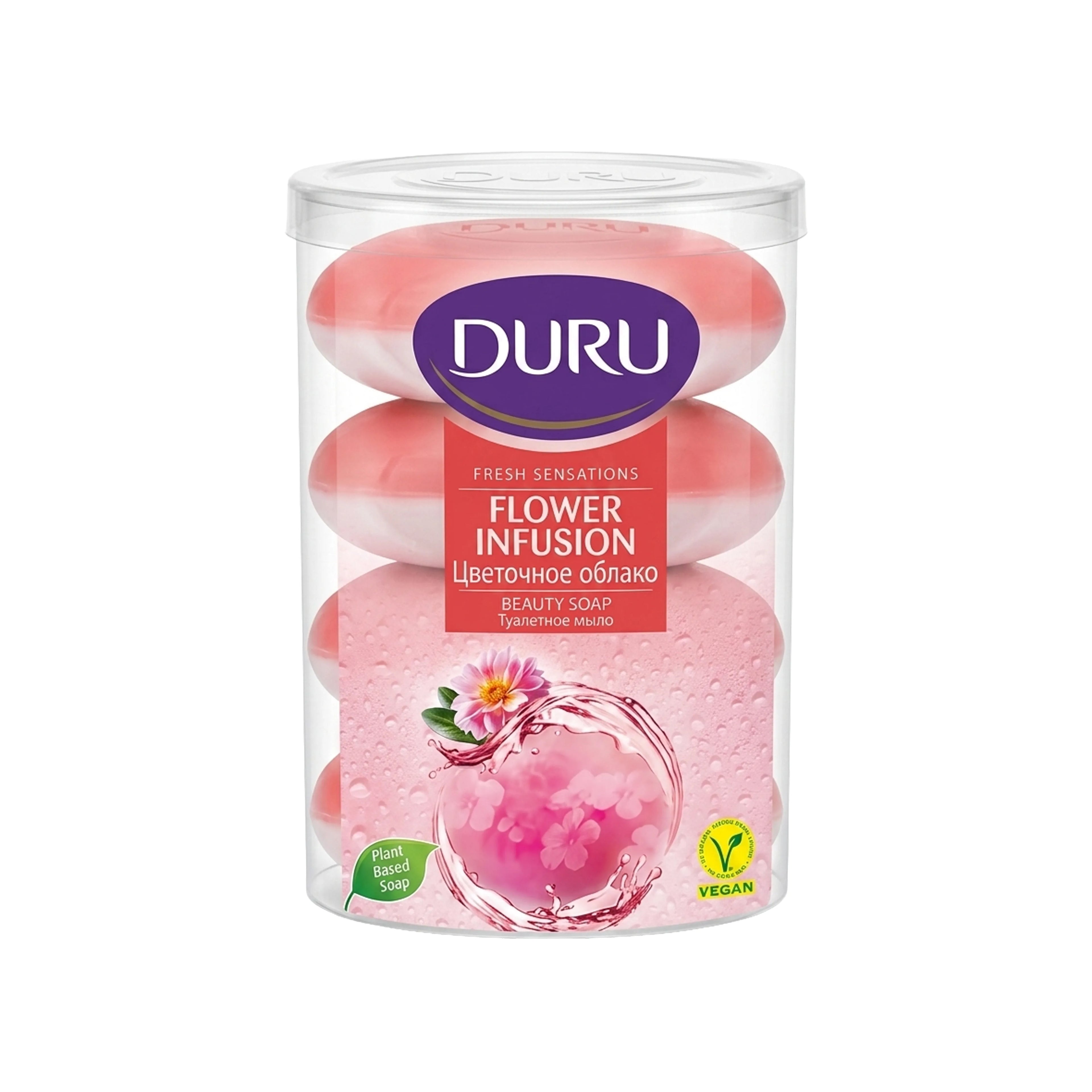 Sabun DURU Fresh Sensations Çiçək Buludu, 4×100 q