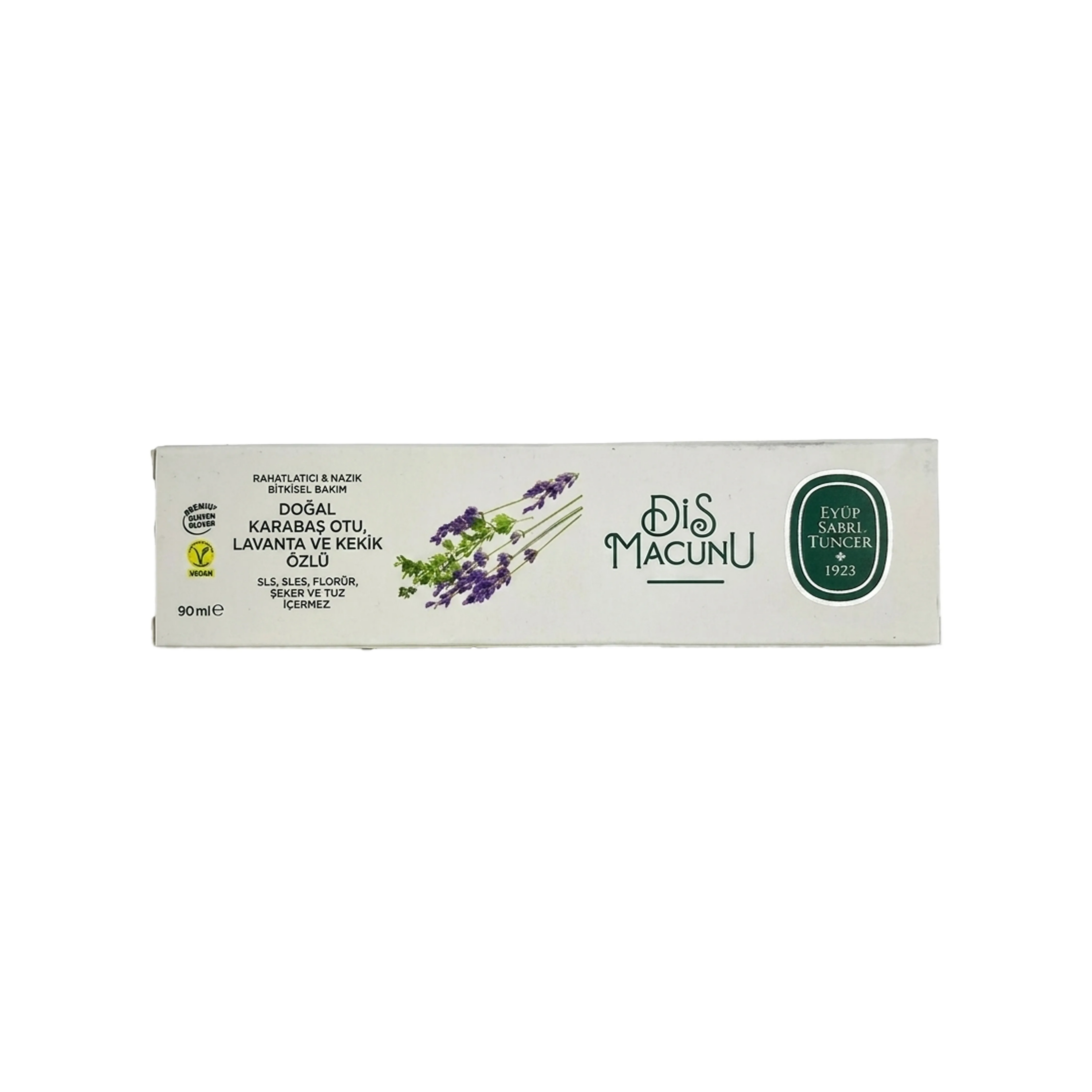 Diş məcunu Eyüp Sabri Tuncer Karabaş Otu & Lavanda & Kəklikotu, 90 ml