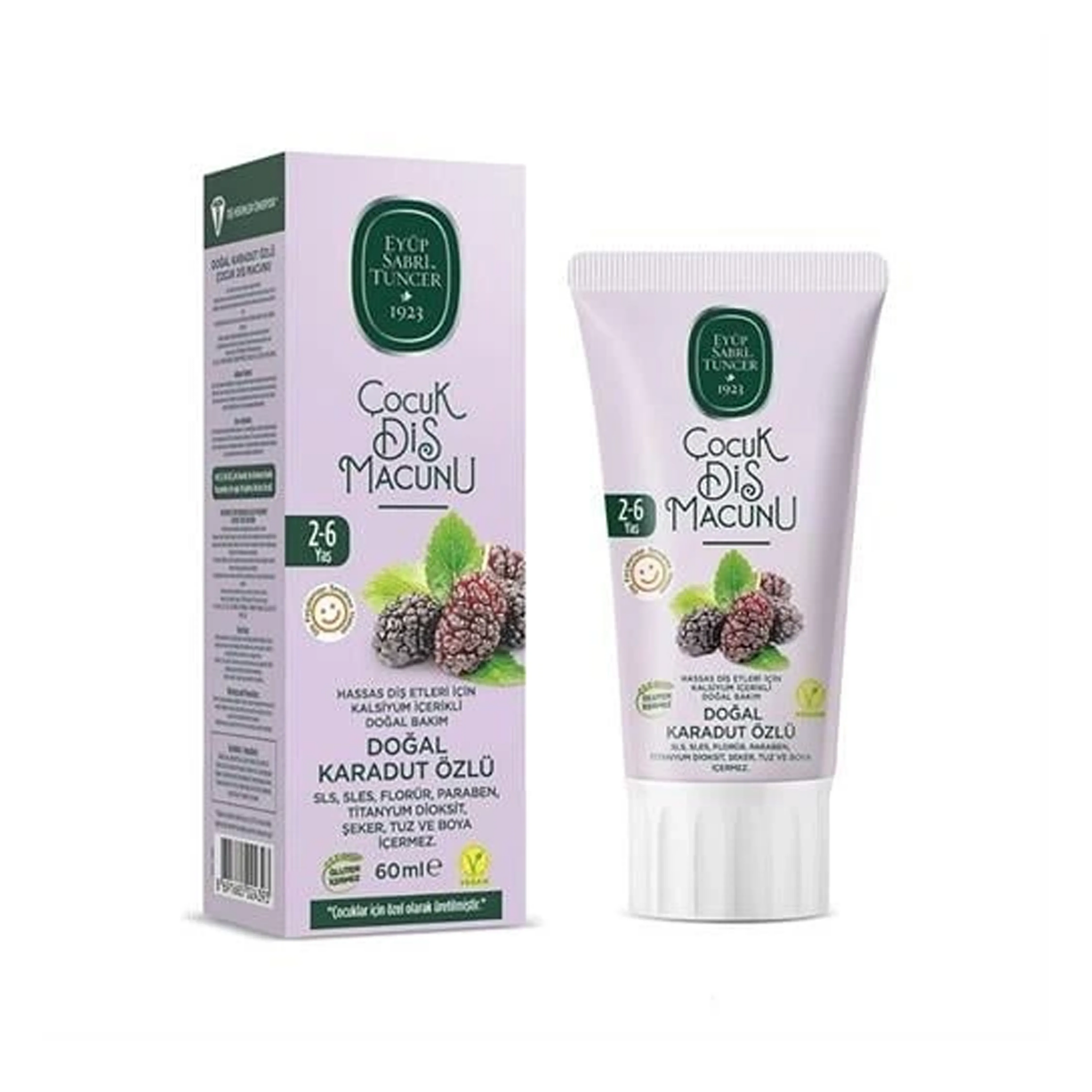 Uşaq diş məcunu Eyüp Sabri Tuncer 2-6 yaş, 60 ml