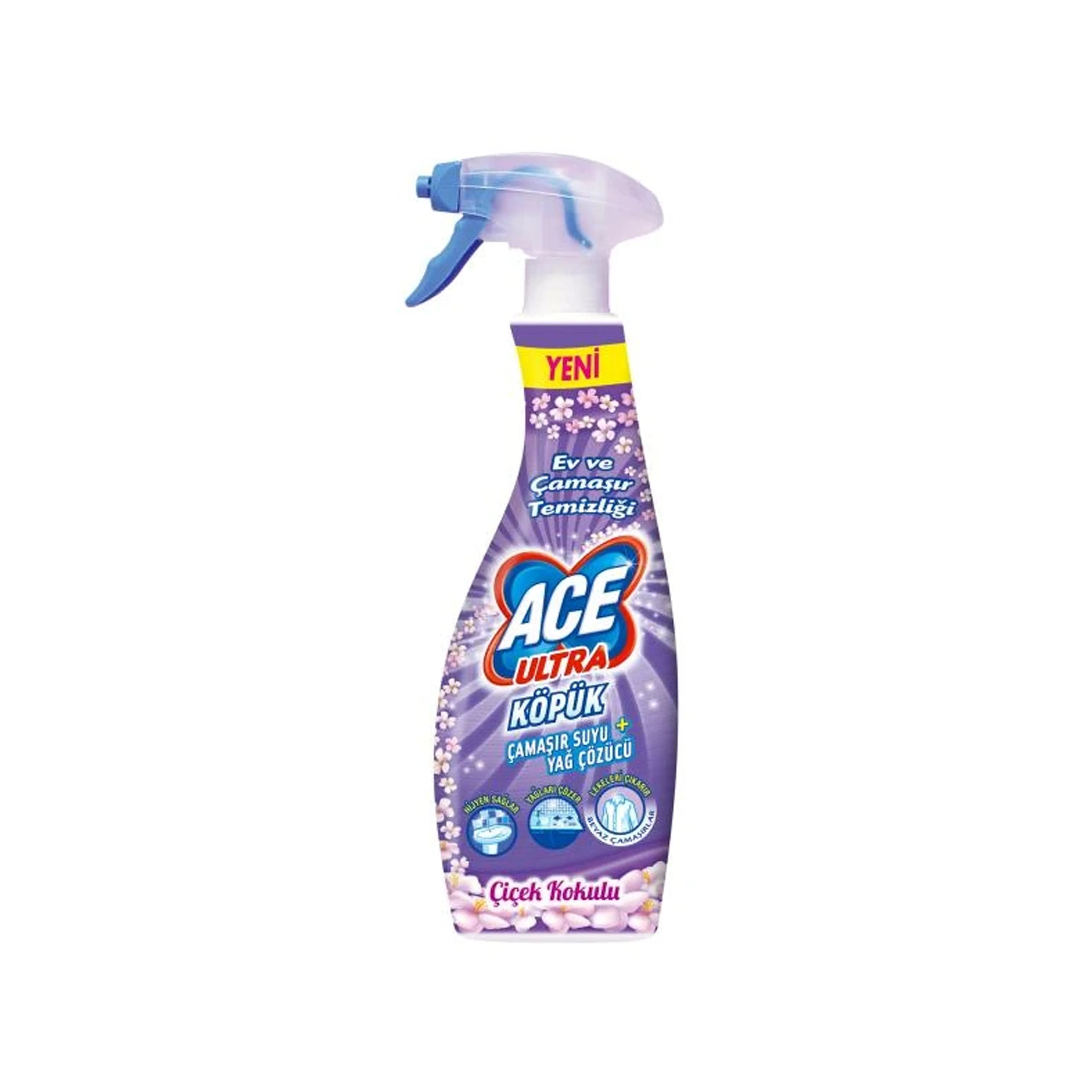 Hamam otağı üçün təmizləyici vasitə ACE Ultra Foam Floral, 700 ml