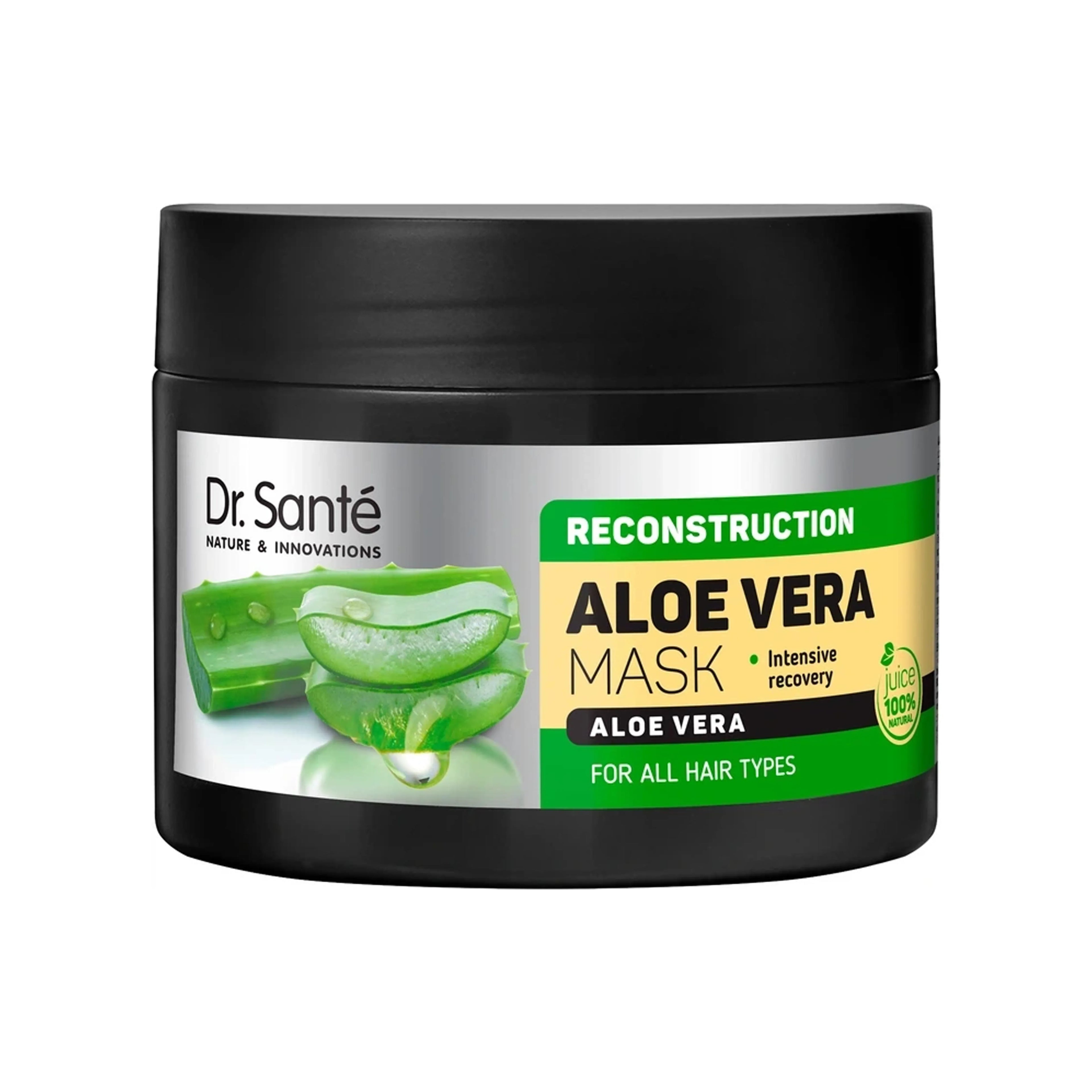 Saç maskası Dr.Sante Aloe Vera, Bütün saç tipləri üçün, 300 ml