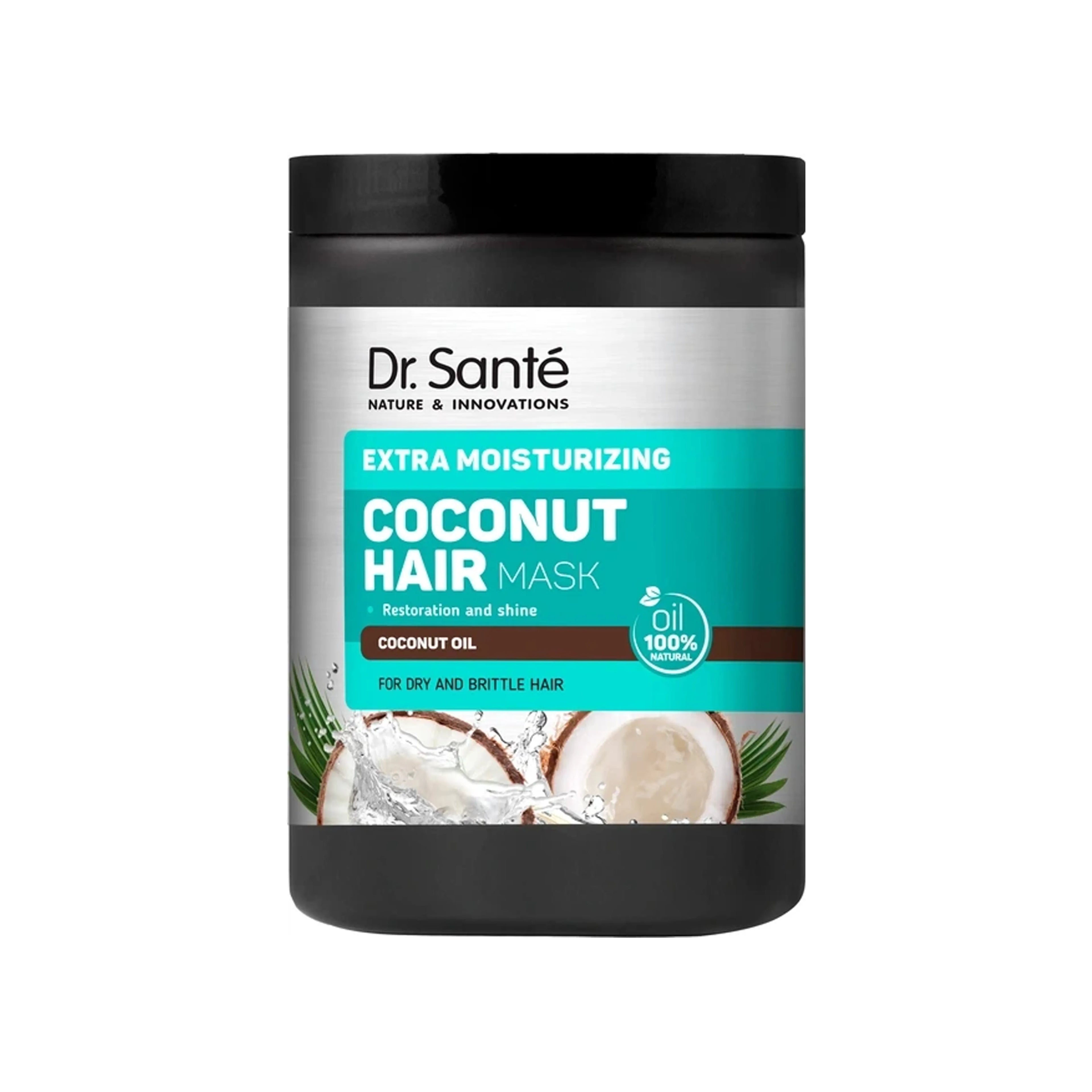 Maska Dr.Sante Coconut Hair, Quru və Kövrək Saçlar üçün, 1 L