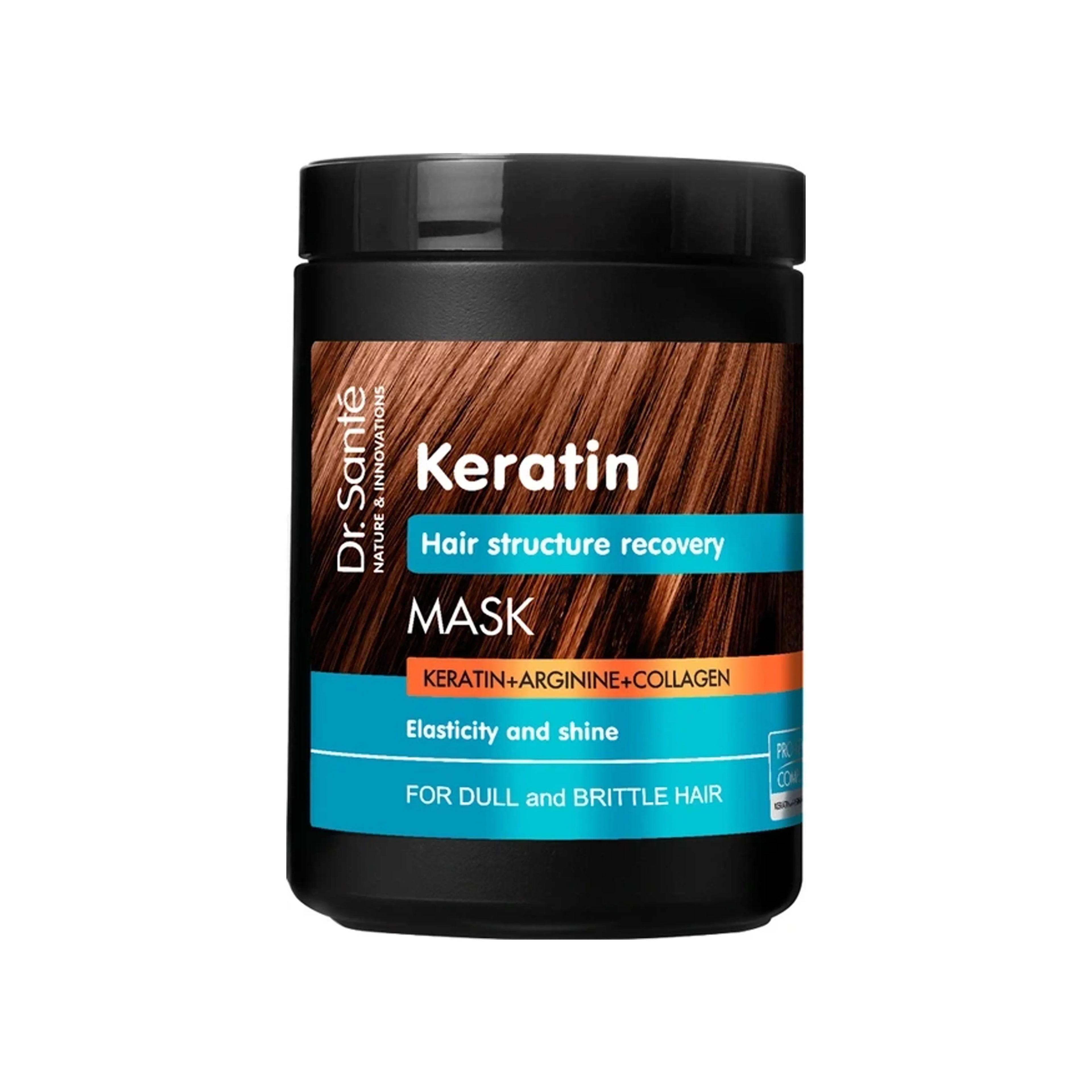Maska Dr.Sante Keratin, Solğun və Kövrək Saçlar üçün, 1 L