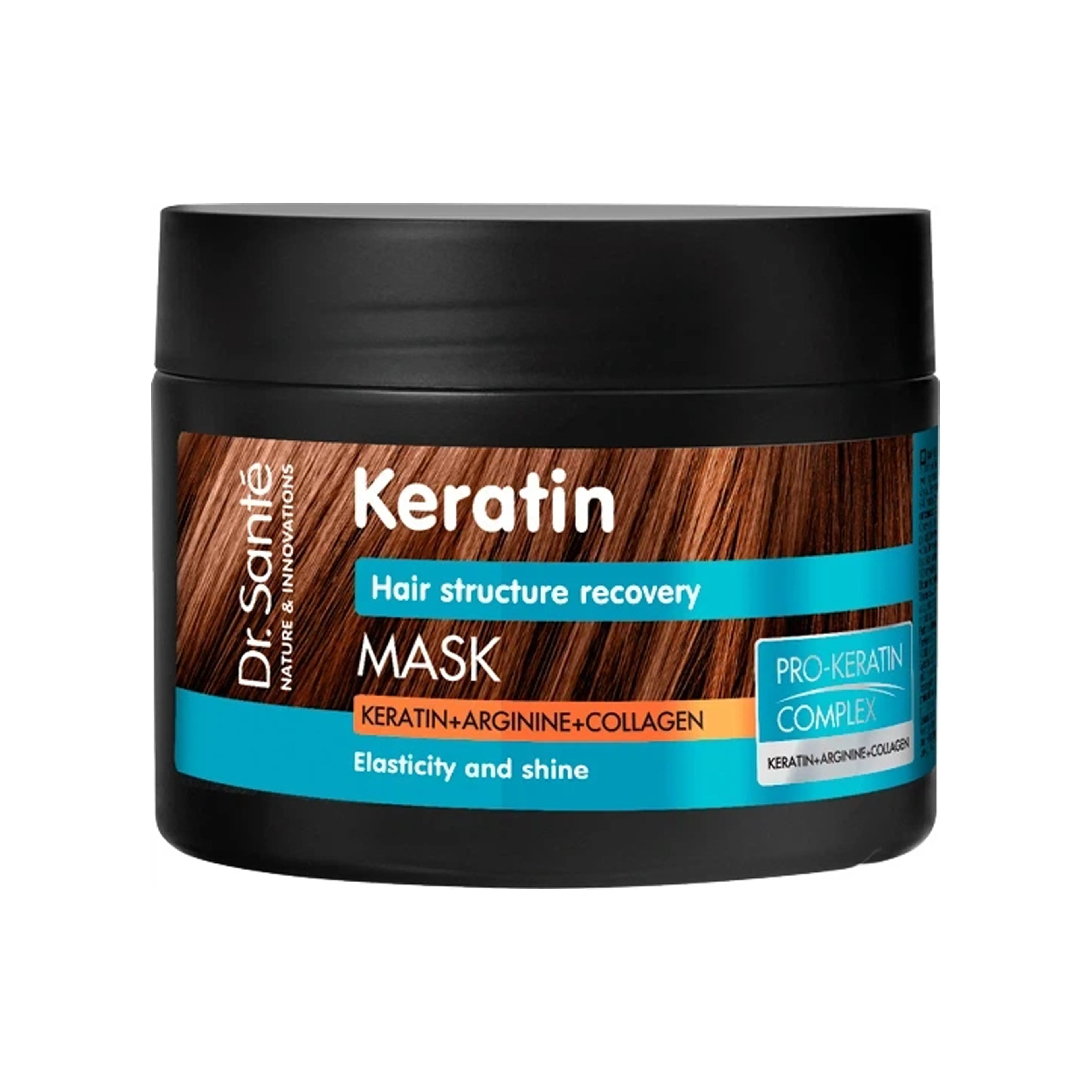 Maska Dr.Sante Keratin, Solğun və Kövrək Saçlar üçün, 300 ml
