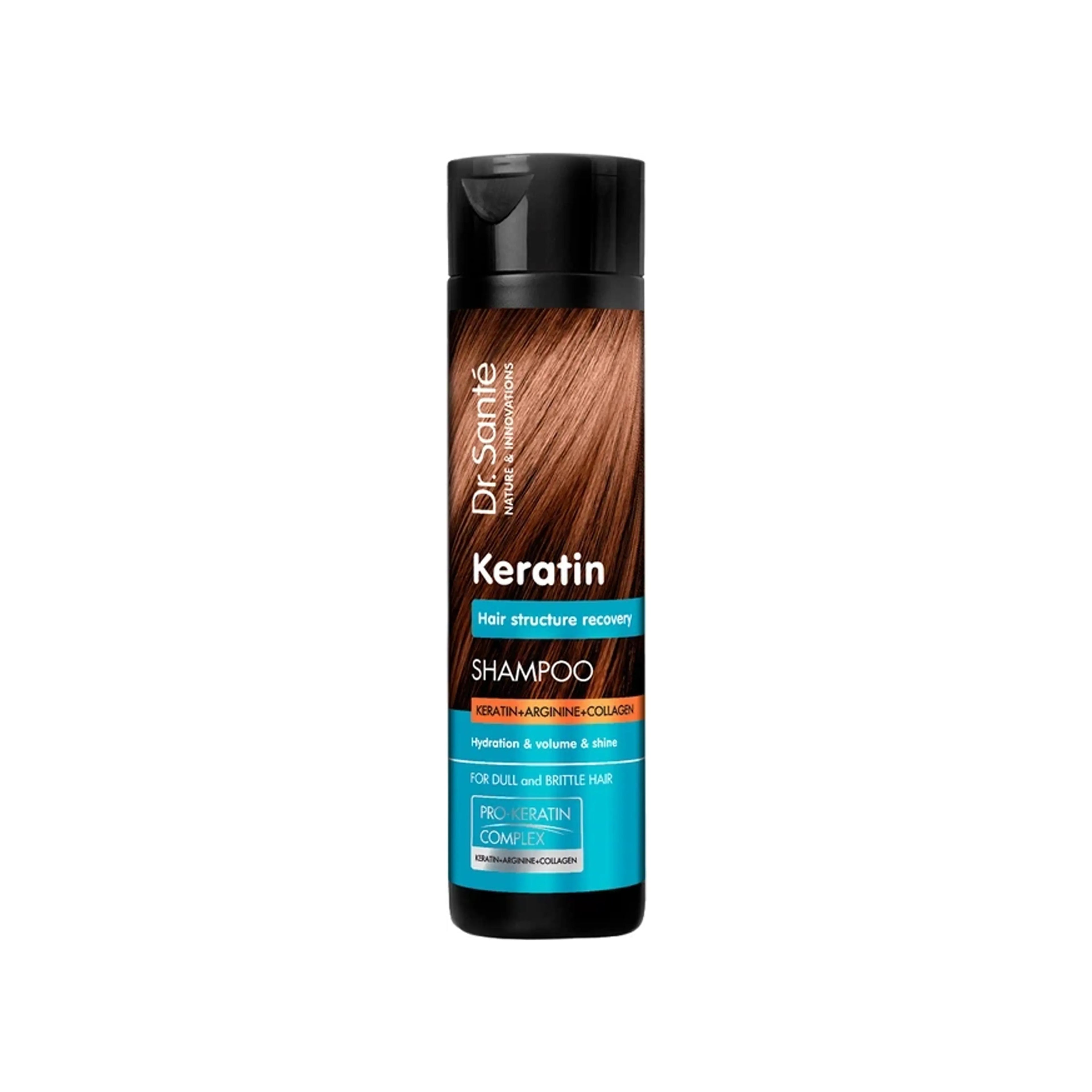 Şampun Dr.Sante Keratin, Solğun və Kövrək Saçlar üçün, 250 ml