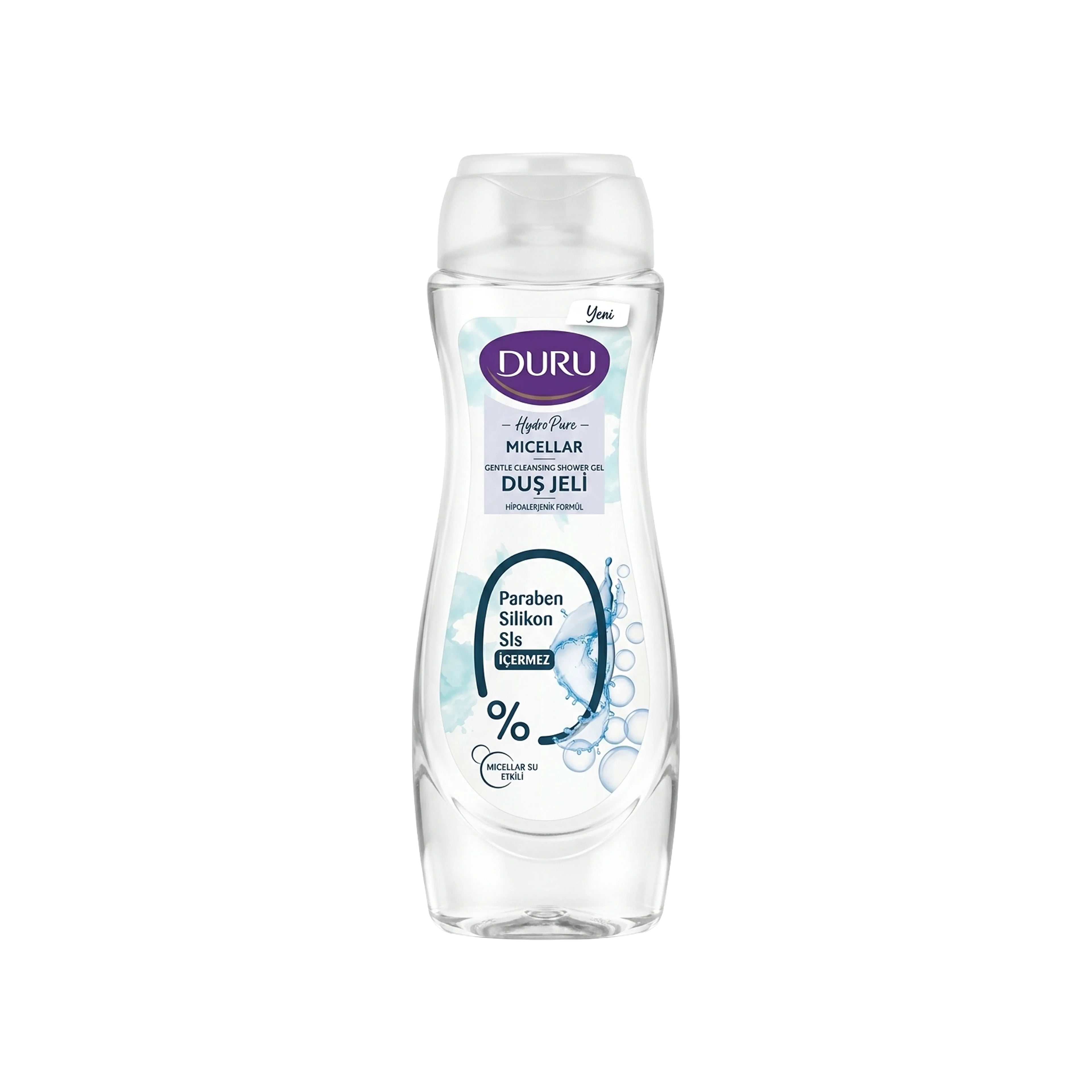 Duş geli Duru Hydro Pure Misellar, 650 ml