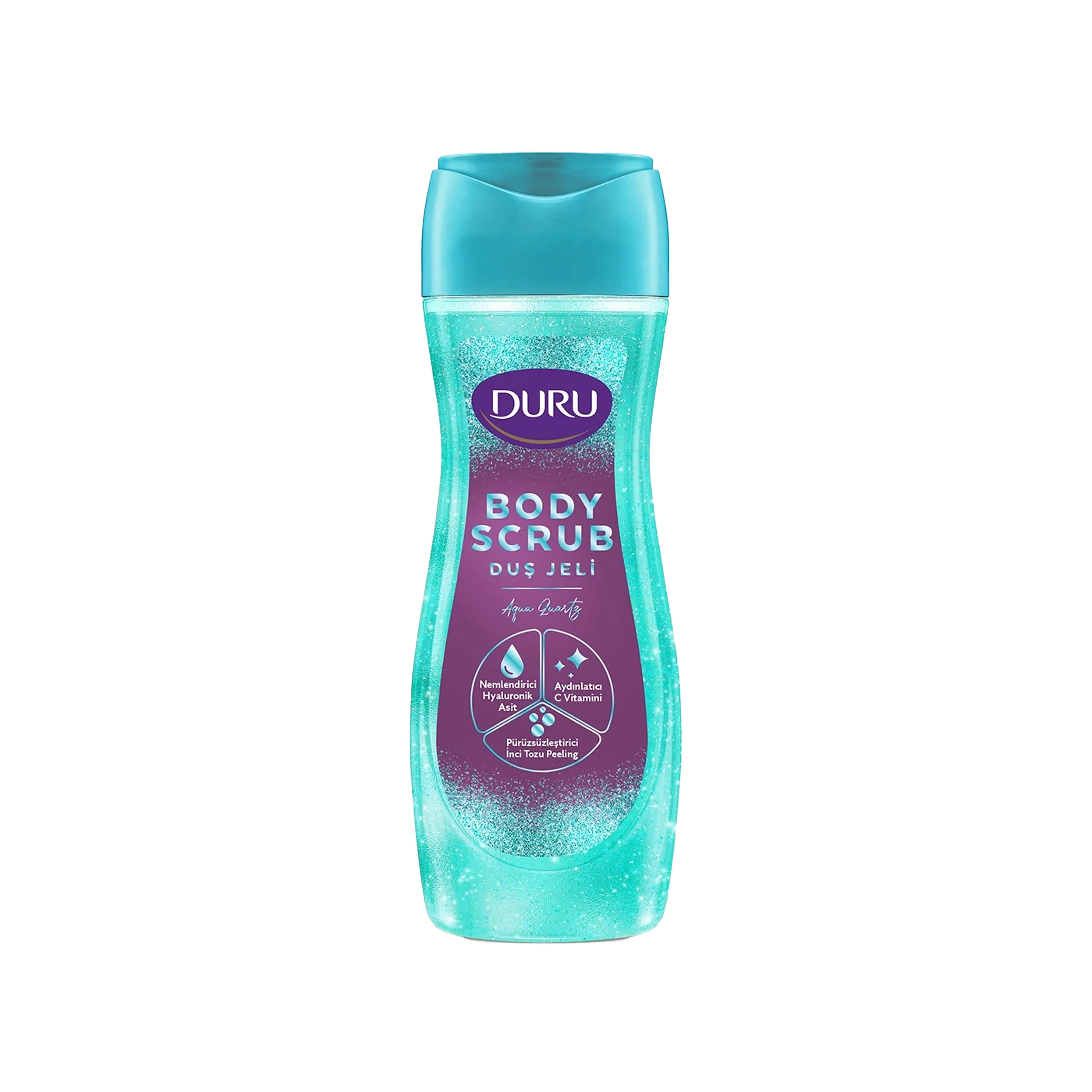 Duş geli-skrabı Duru Aqua Quartz, 450 ml