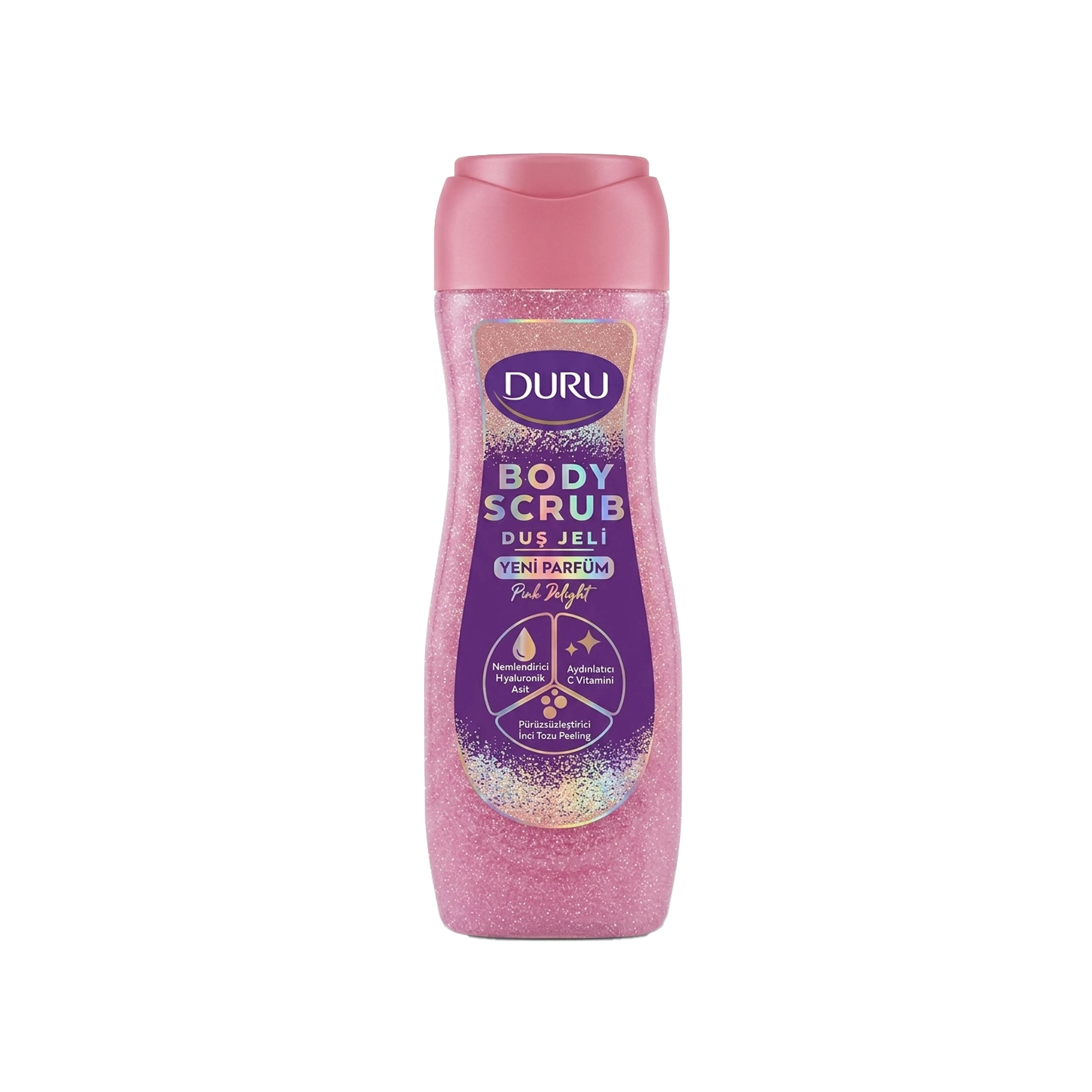 Duş geli-skrabı Duru Pink, 450 ml
