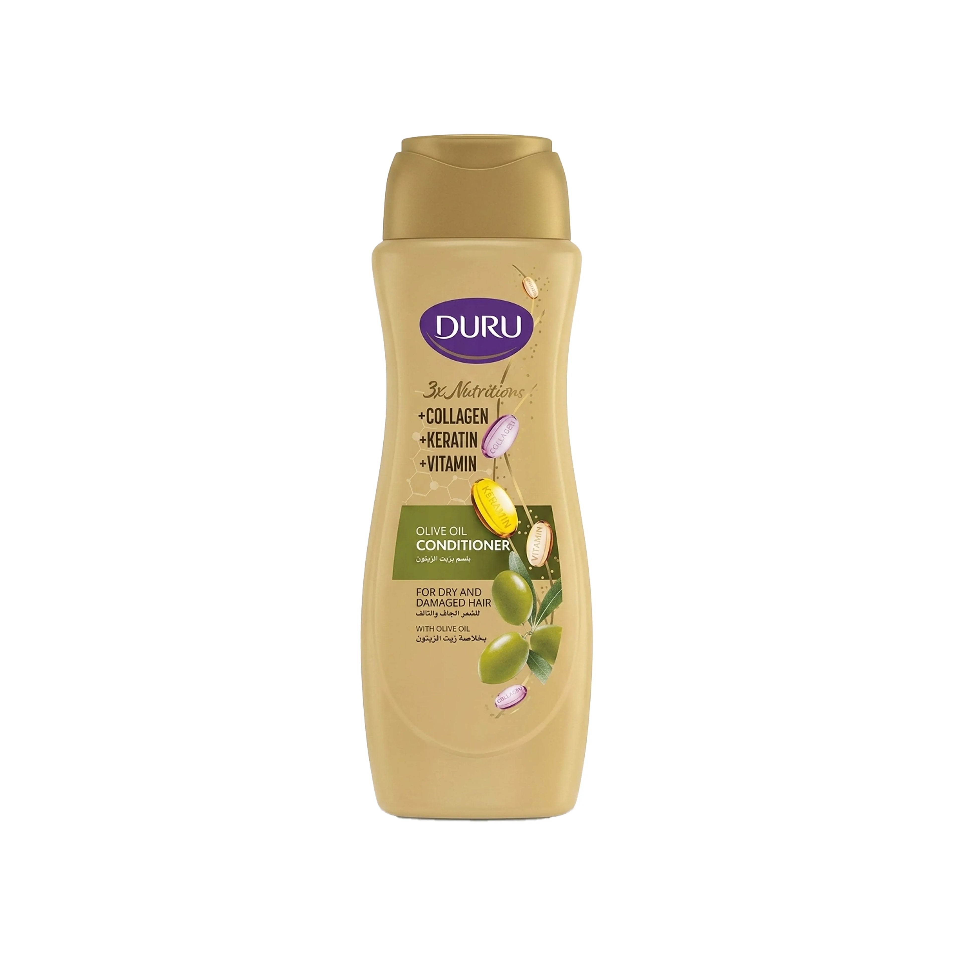 Saç kondisioneri Duru 3X Nutrition Zeytun Yağı, 600 ml