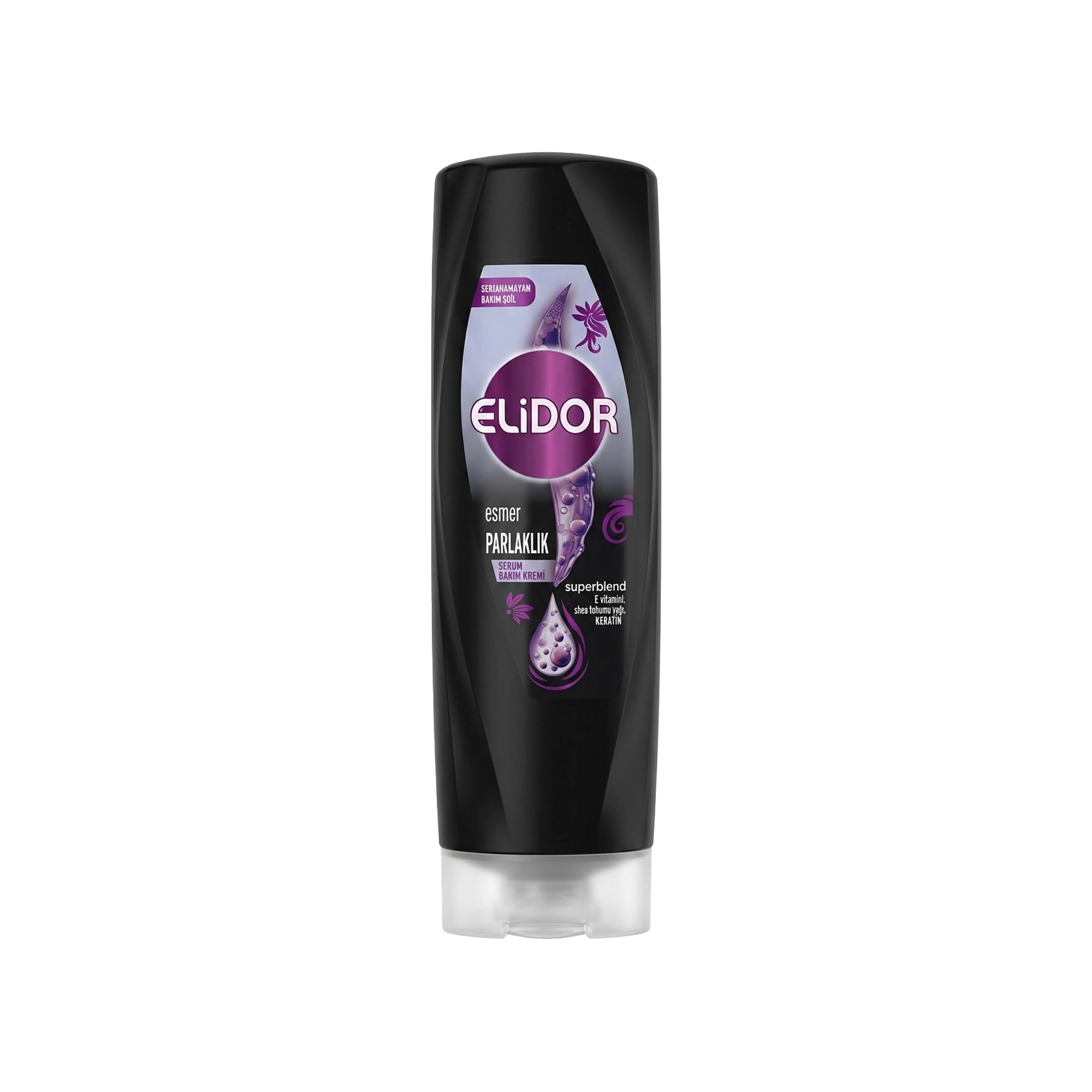 Saç balzamı Elidor Esmer Parlaqlıq, 350 ml, tünd saçlar üçün