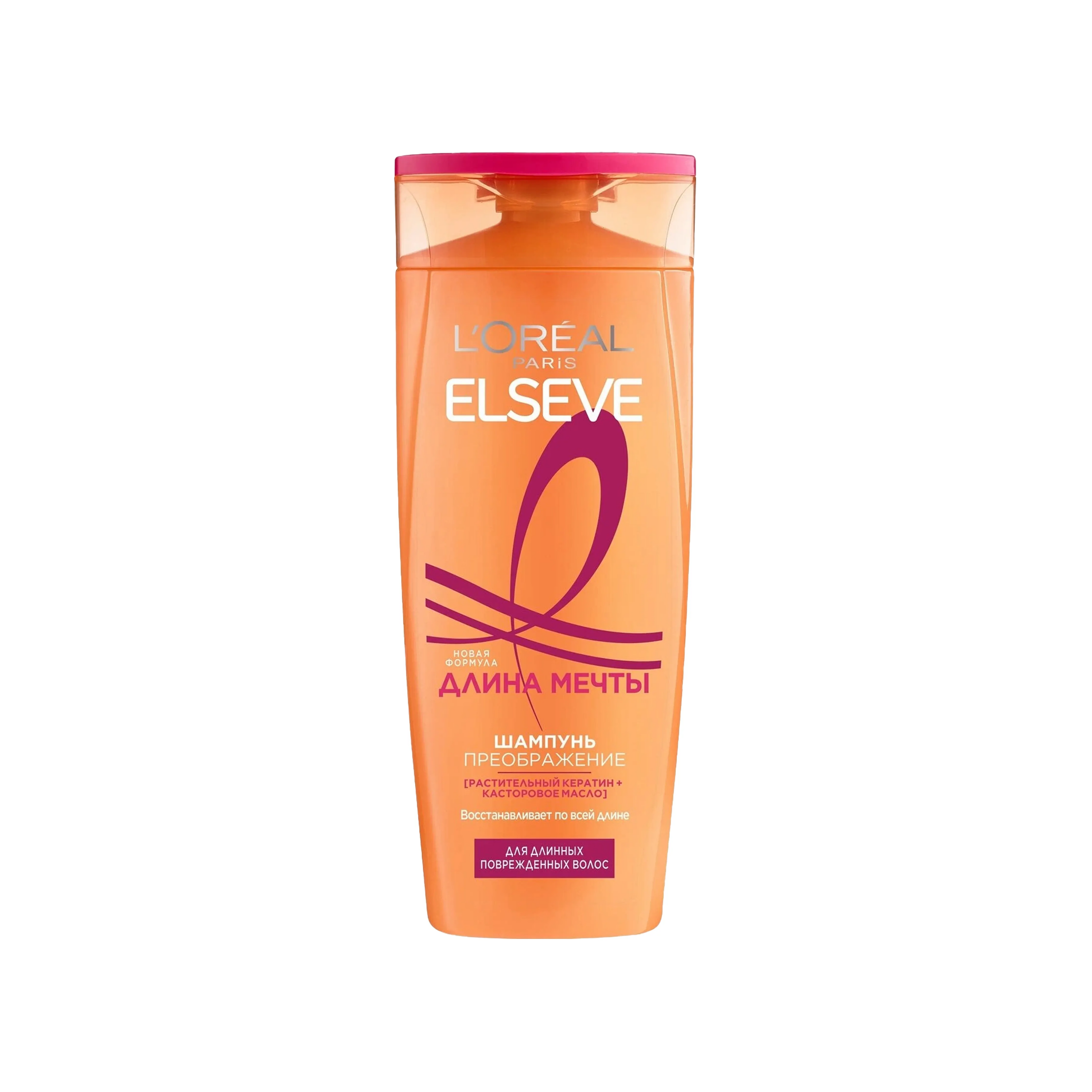 Saç şampunu Elseve Dream Length, 250 ml, Uzun və zədələnmiş saçlar üçün