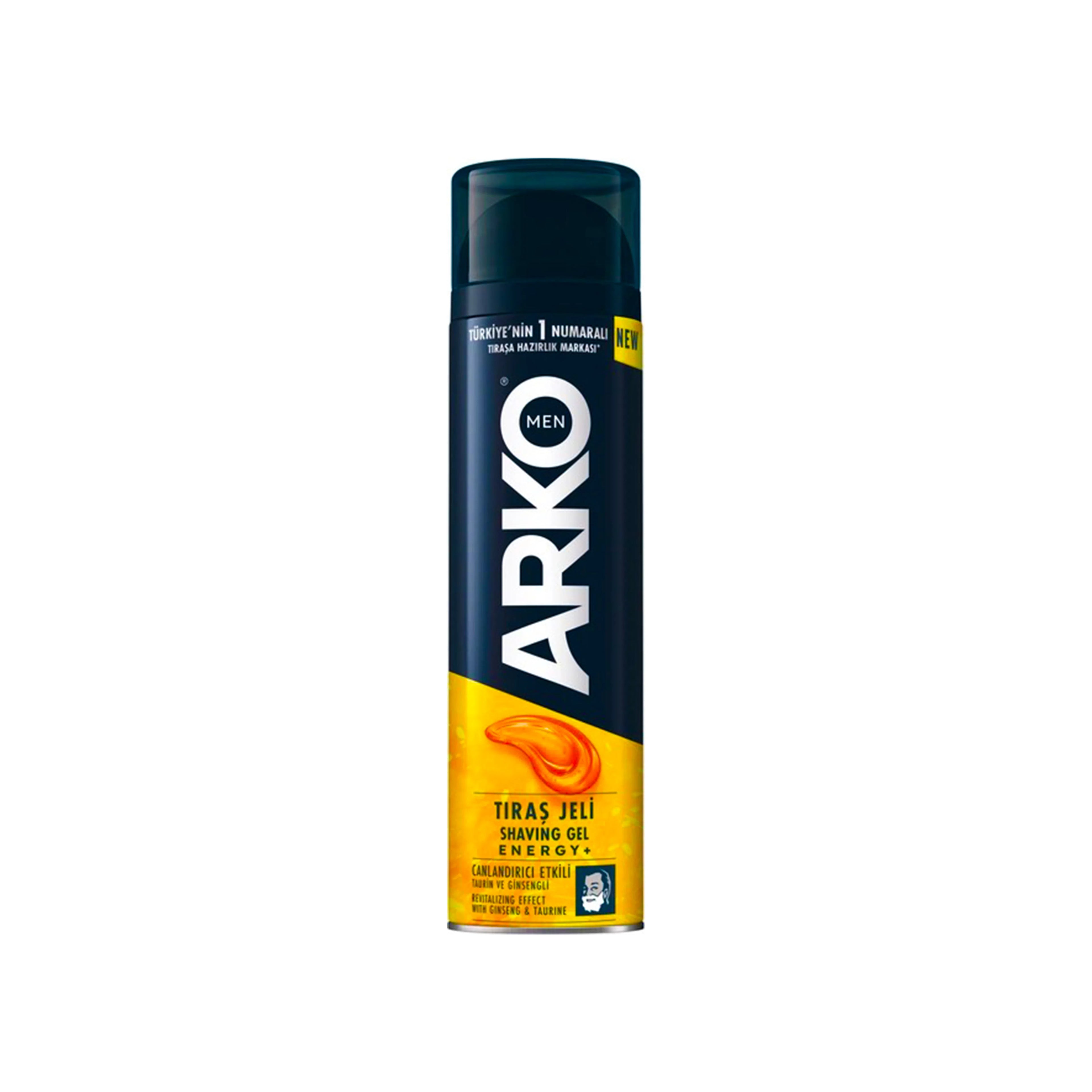 Təraş geli Arko Men Energy+, 200 ml, kişilər üçün