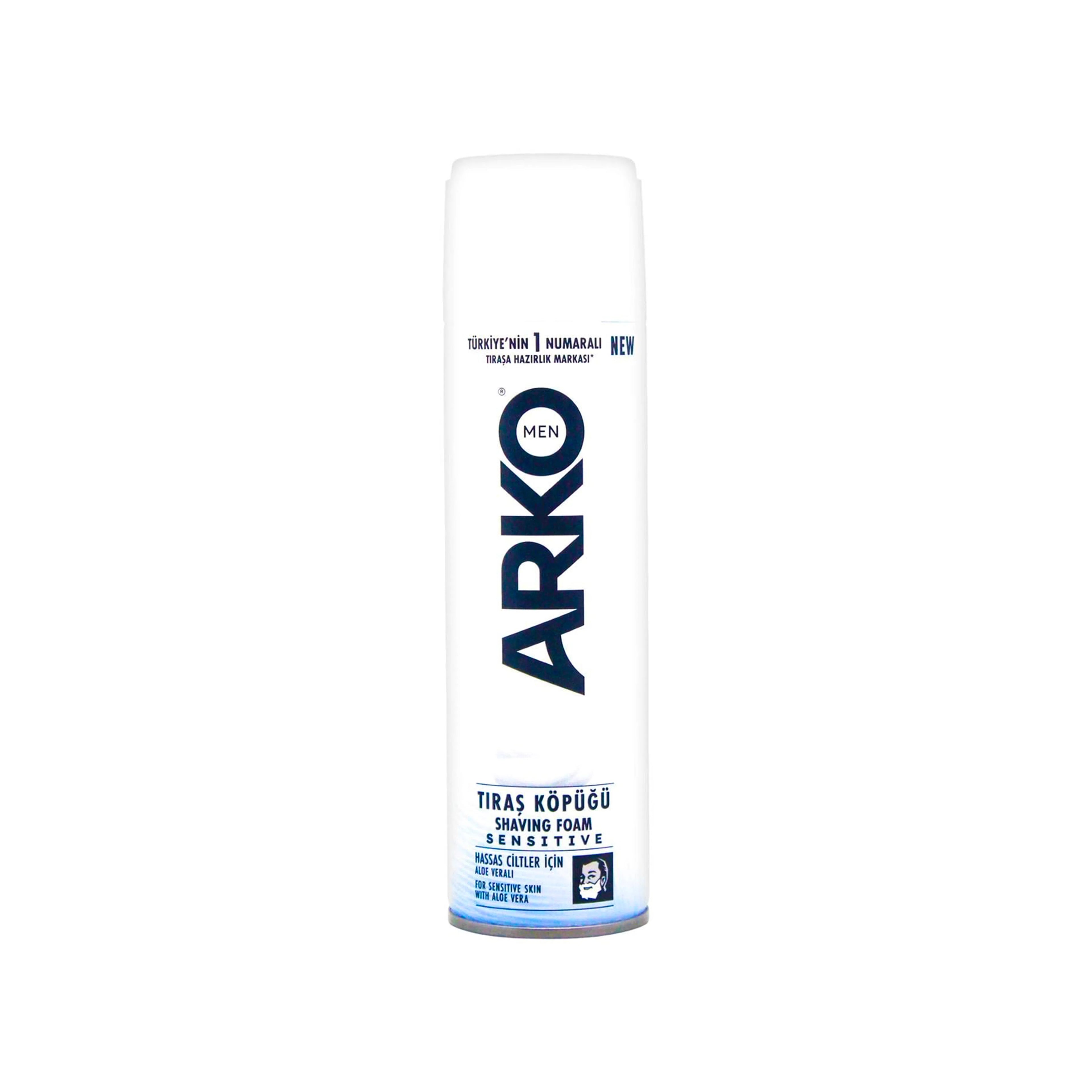 Təraş köpüyü Arko Men Extra Sensitive, 200 ml, kişilər üçün