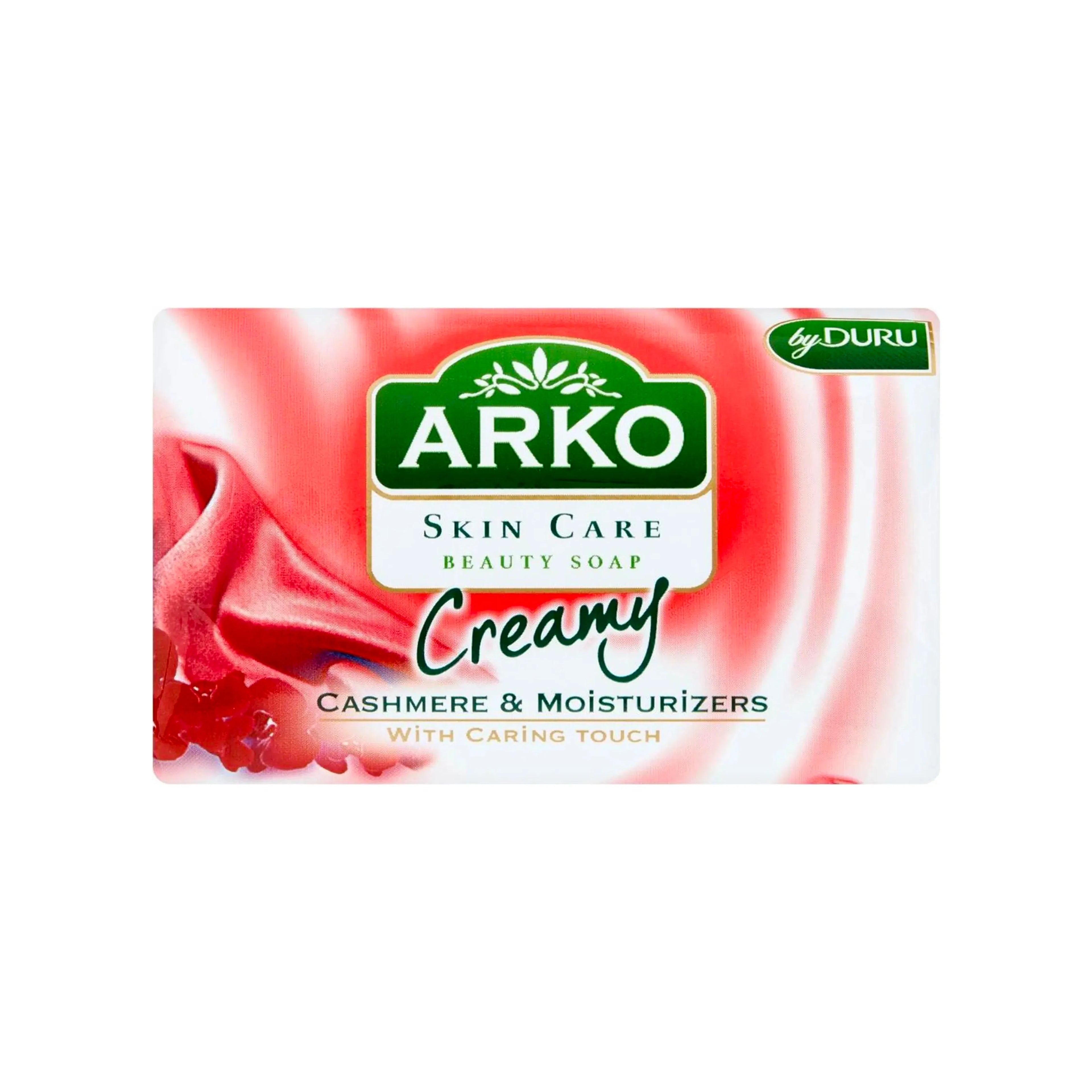 Gözəllik sabunu Arko Skin Care Creamy Kaşmir və Nəmləndirici Özlü, 90 q