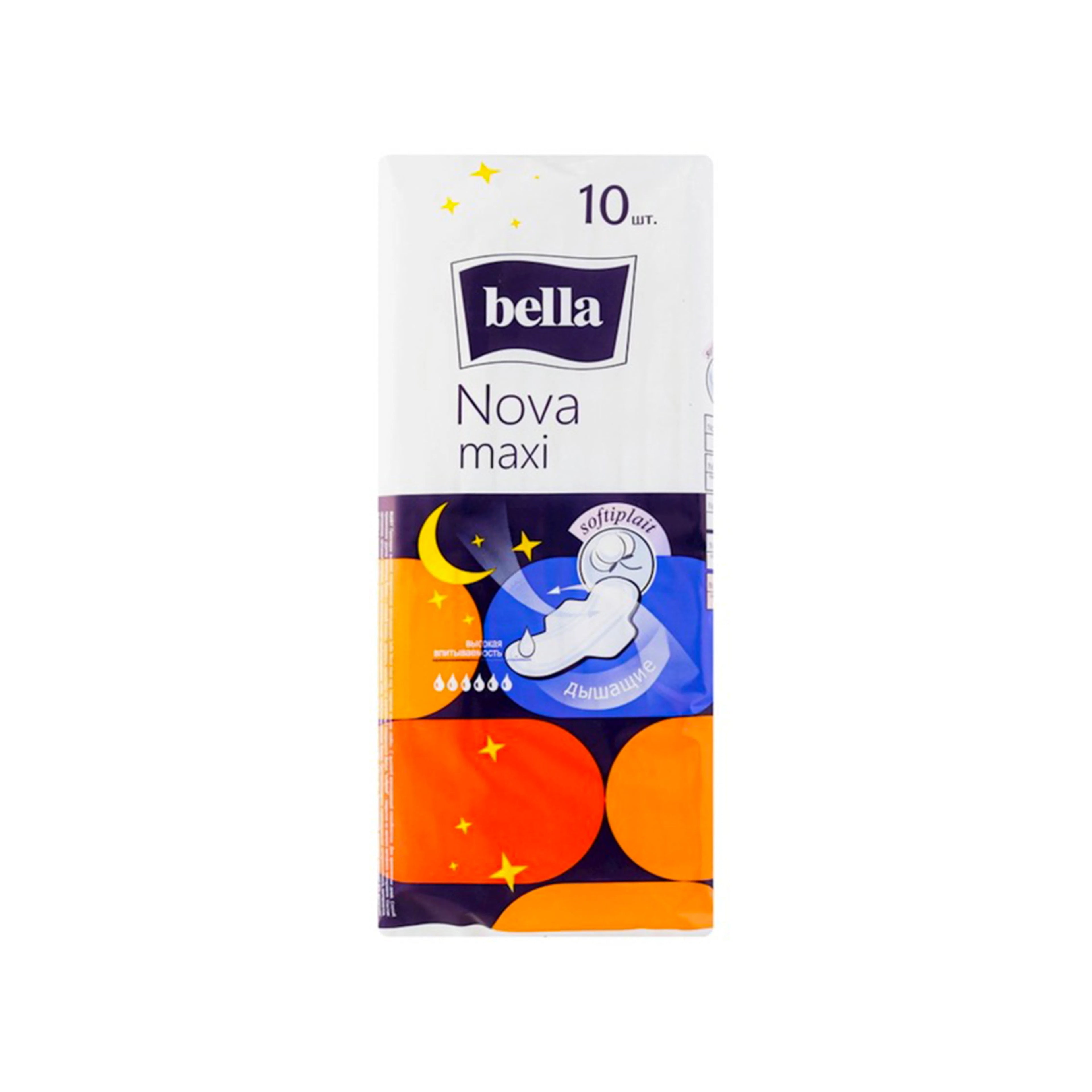 Gigiyenik bez Bella Nova Maxi Klassik, 10 ədəd, qadınlar üçün