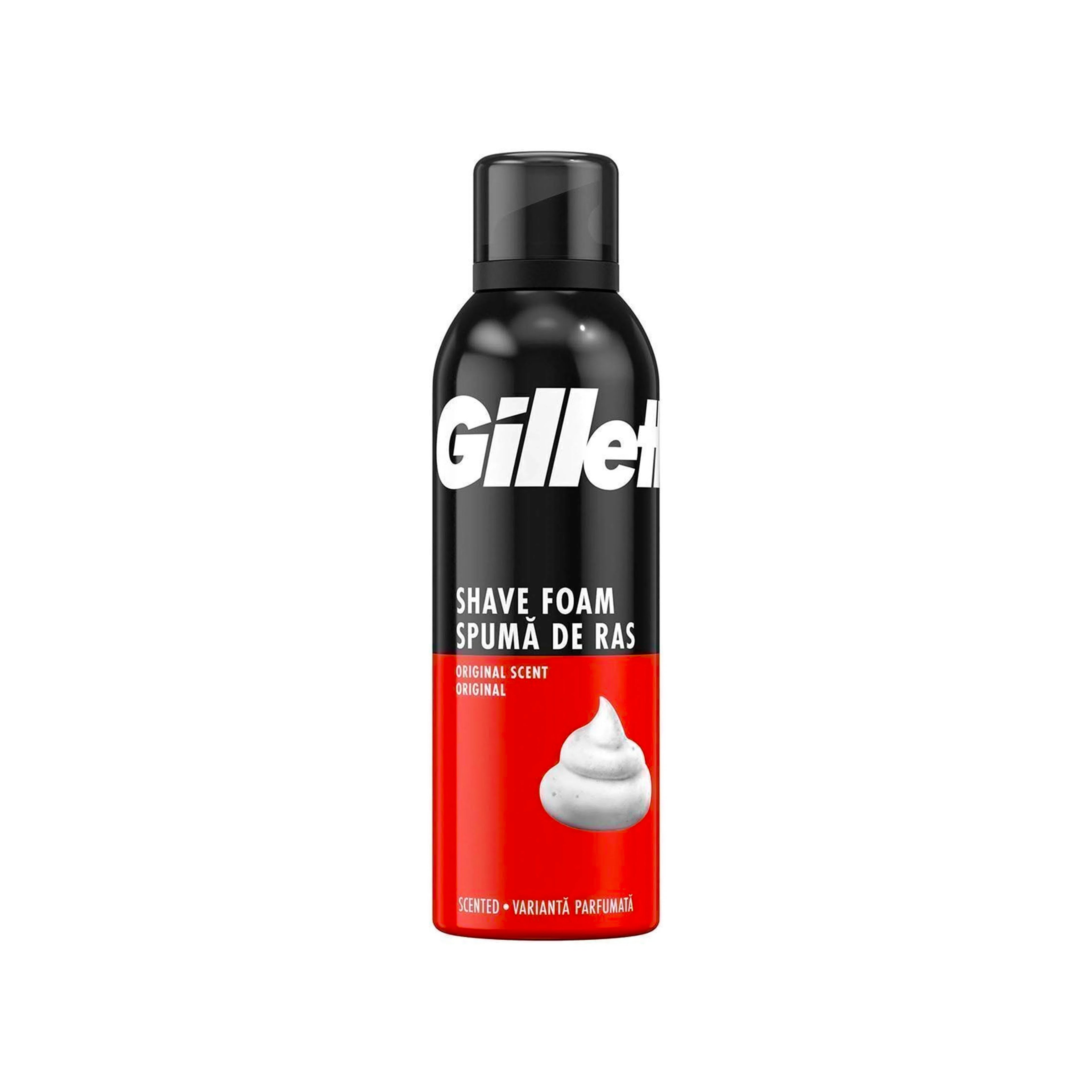 Təraş köpüyü Gillette Classic Original Scent, 200 ml, kişilər üçün