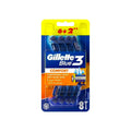 Birdəfəlik kişi təraş ülgücü Gillette Blue 3 Comfort, 8 ədəd, kişilər üçün