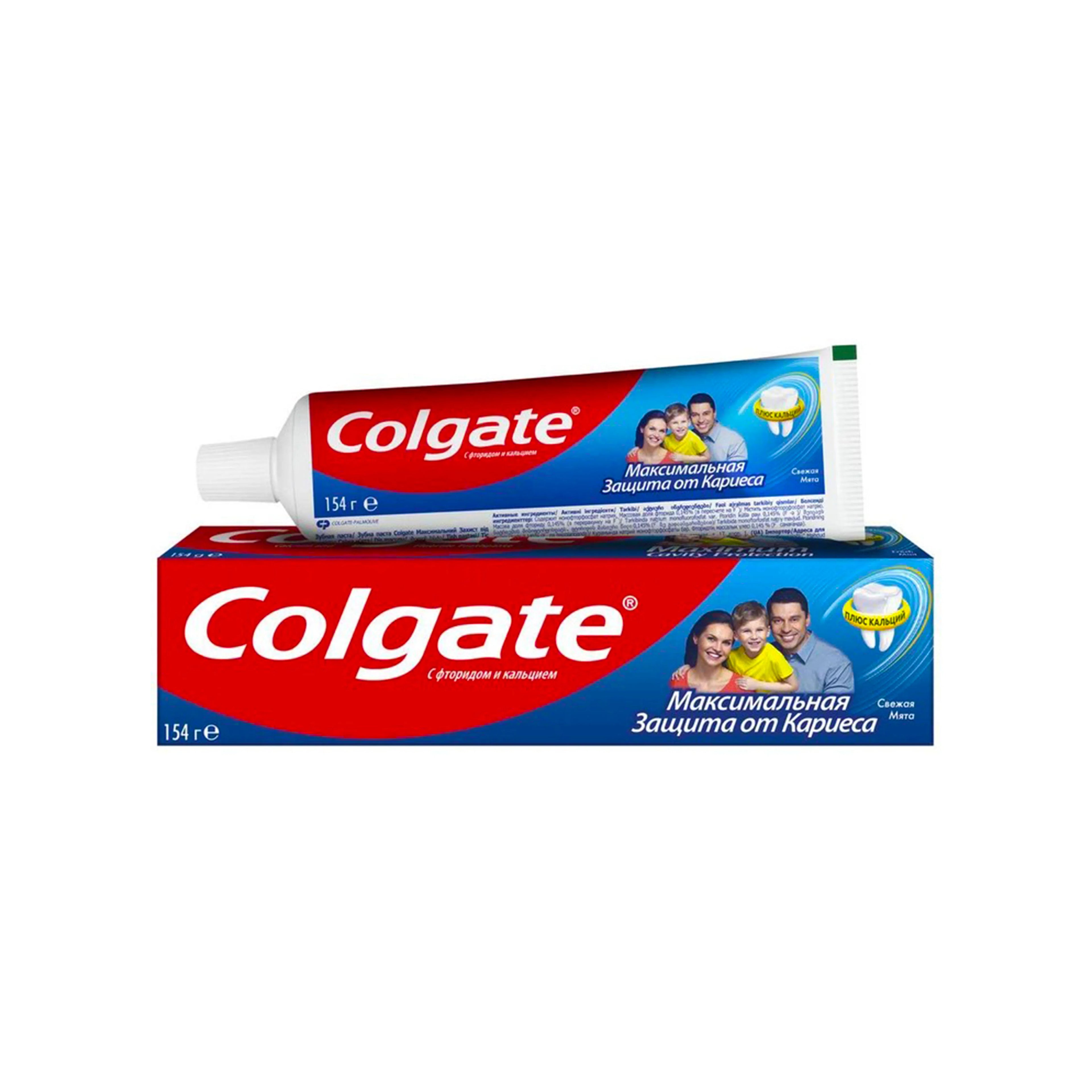 Ağız Qulluğu Colgate Maksimum Kariyesdən Qoruma Təravətli Nanə Diş Məcunu, 100 ml, Yetkinlər üçün