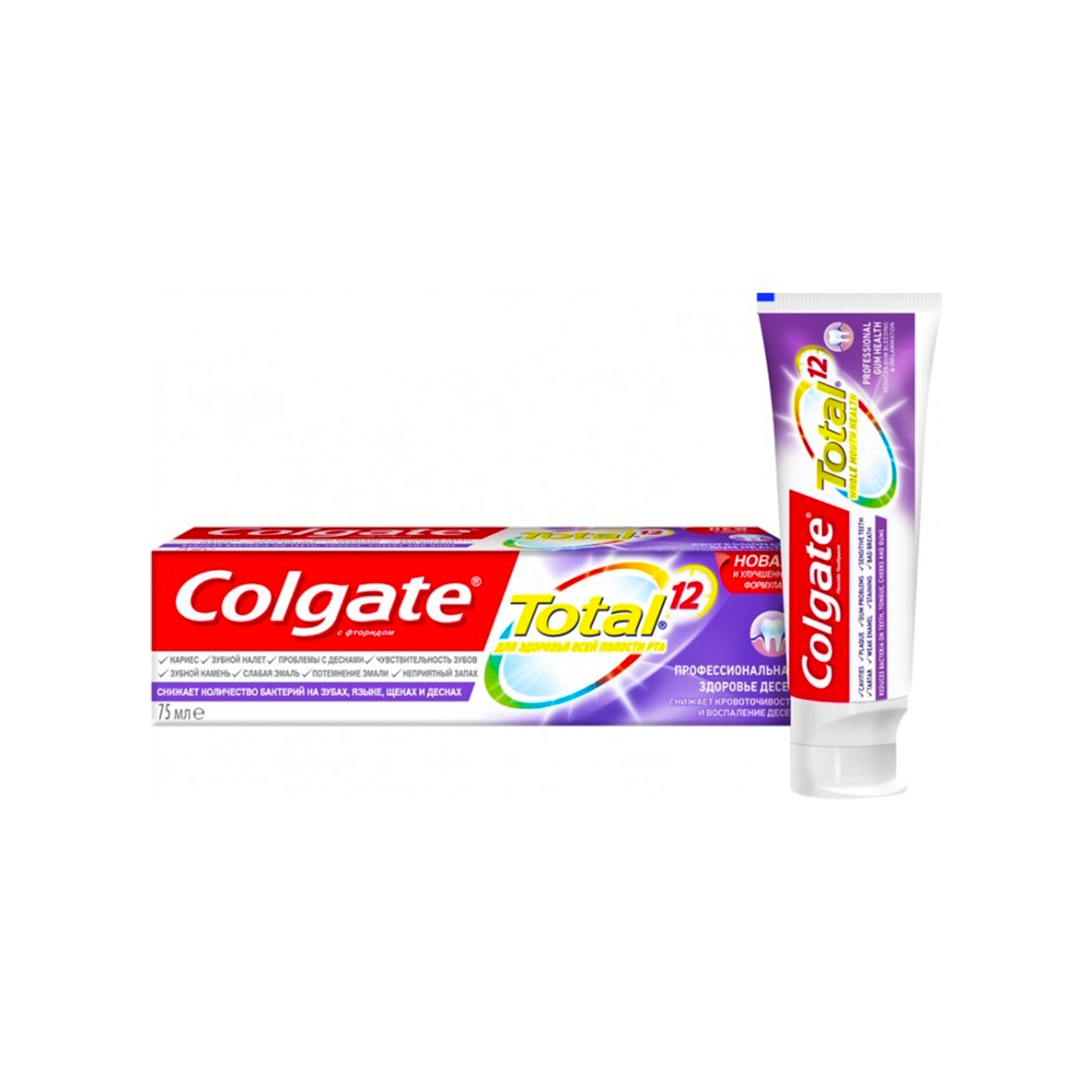 Diş Məcunu Colgate Total 12 Peşəkar Diş Ətin Sağlamlığı, 75 ml