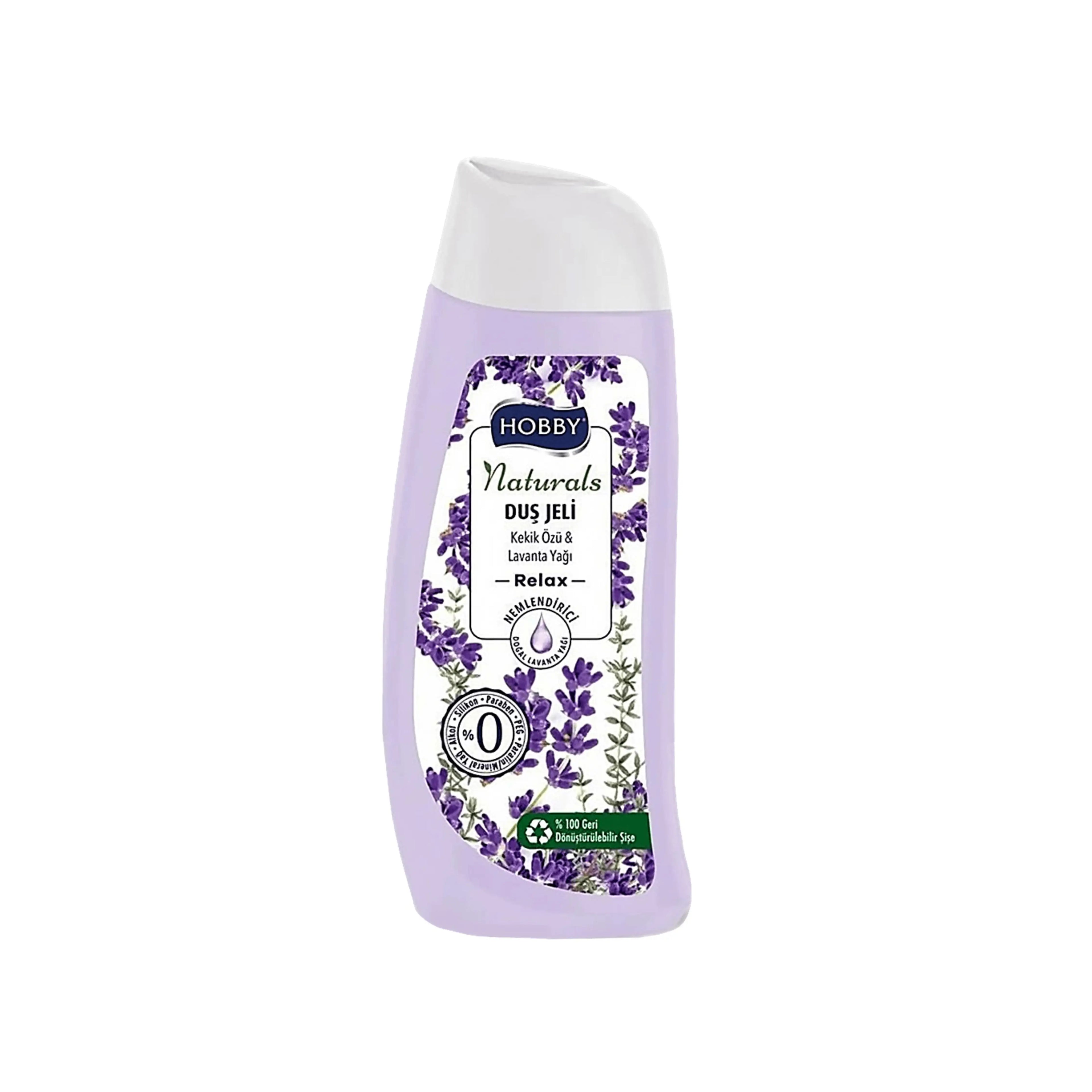 Duş üçün gel Hobby Naturals Relax Lavanda, 500 ml