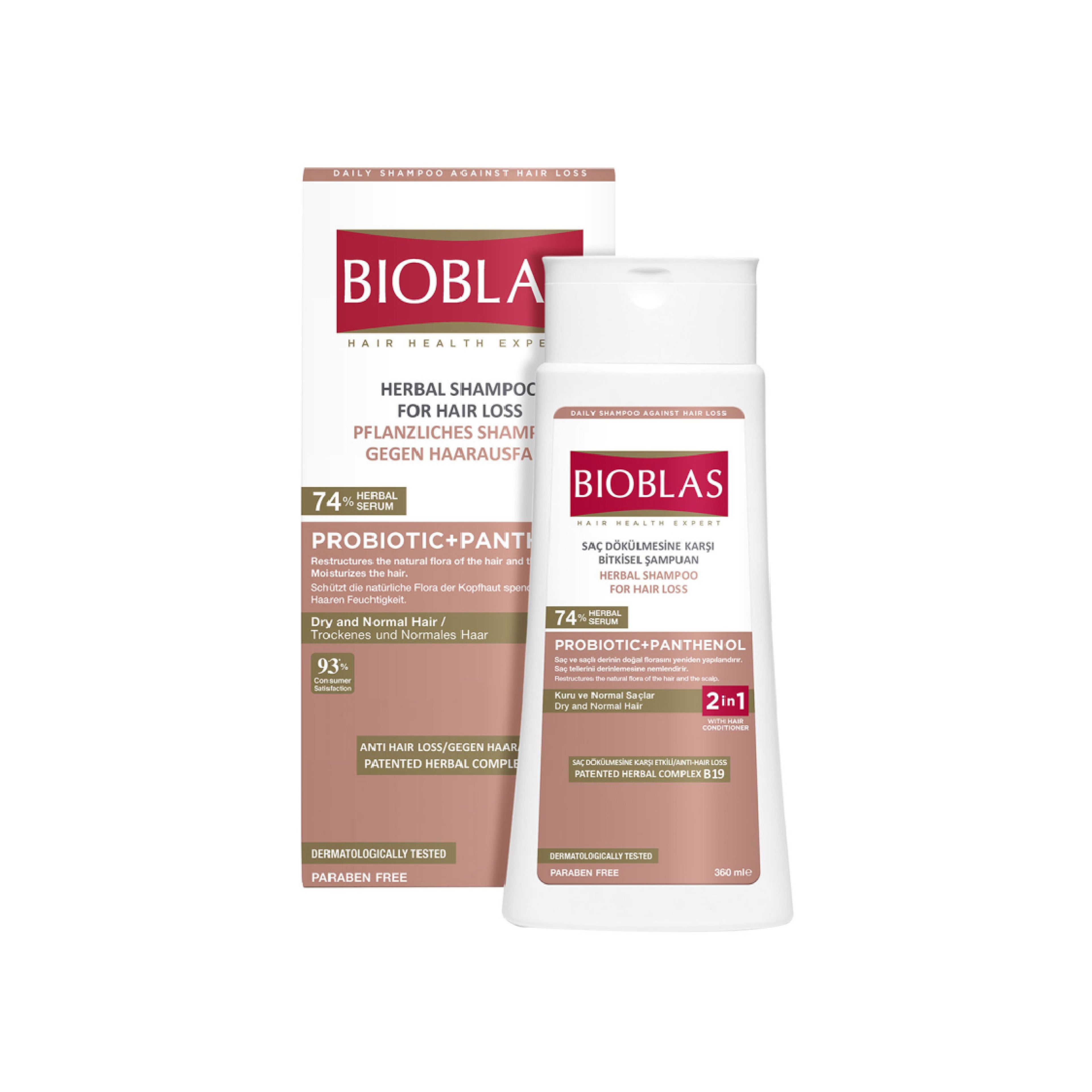 Шампунь против выпадения волос Bioblas Probiotic + Panthenol, 360 мл