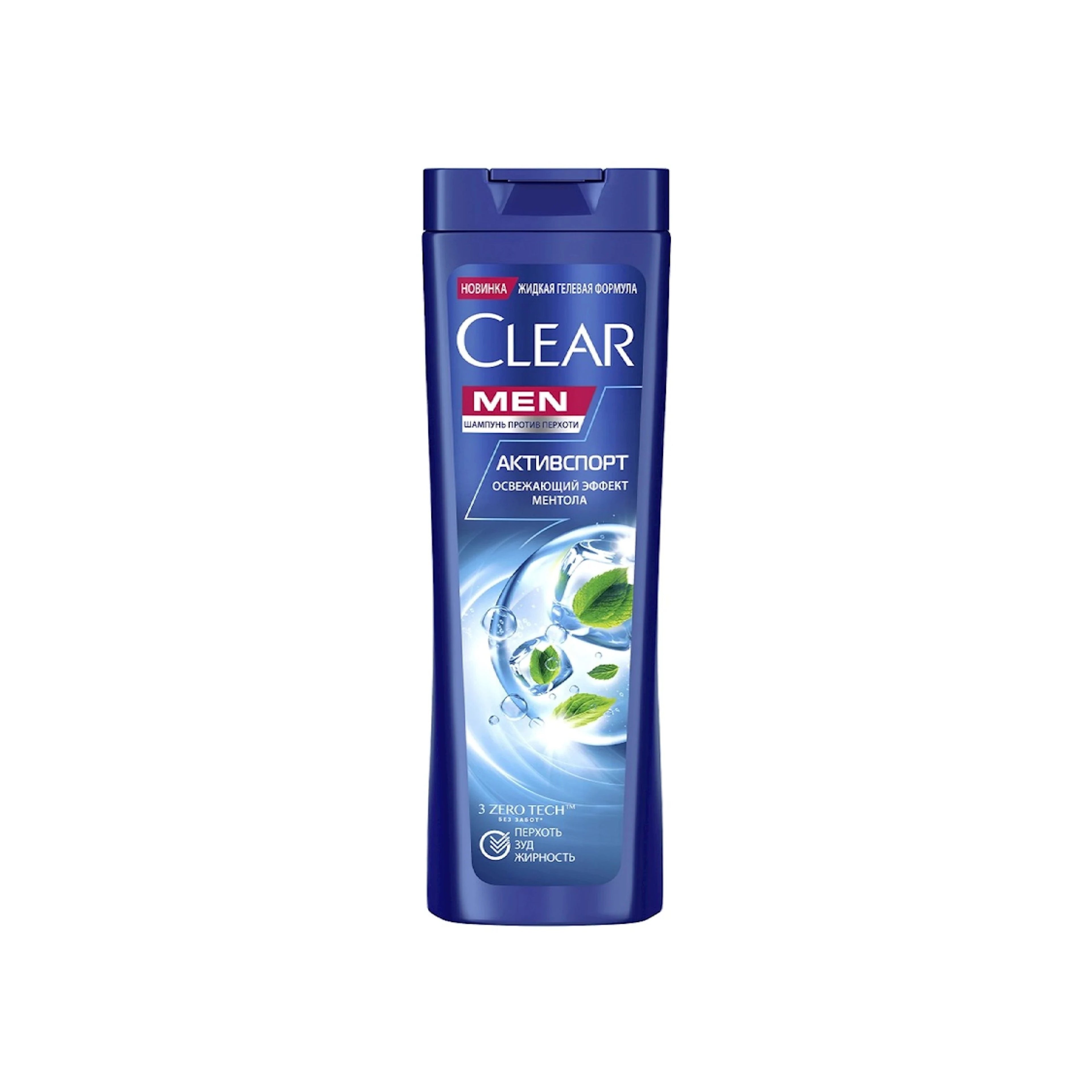 Kişilər üçün kəpəyə qarşı şampun Clear Men Aktivsport Mentol, 180 ml