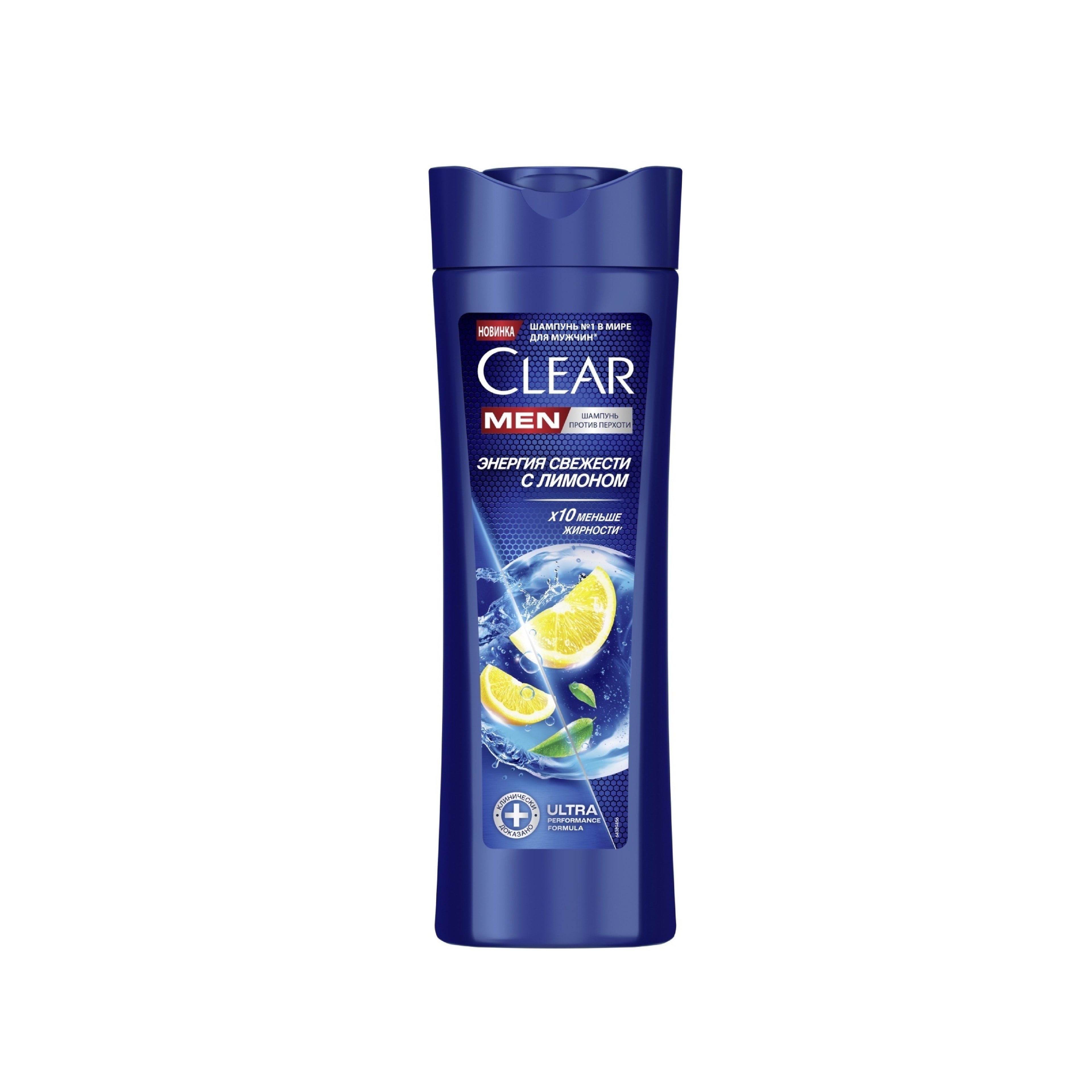 Мужской шампунь против перхоти Clear Men Свежесть лимона, 400 мл