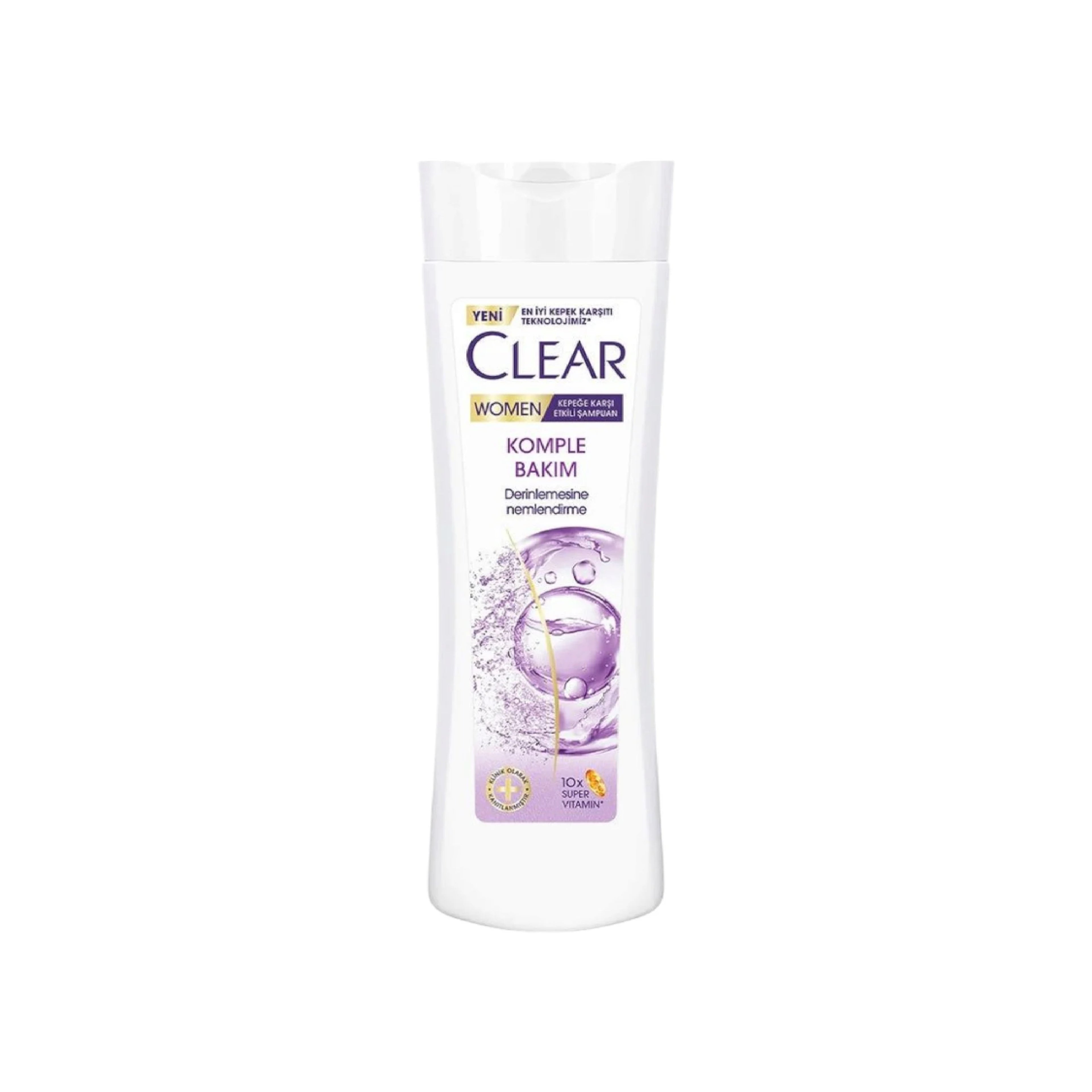 Qadınlar üçün kəpəyə qarşı şampun Clear Women Kompleks Qulluq, 380 ml