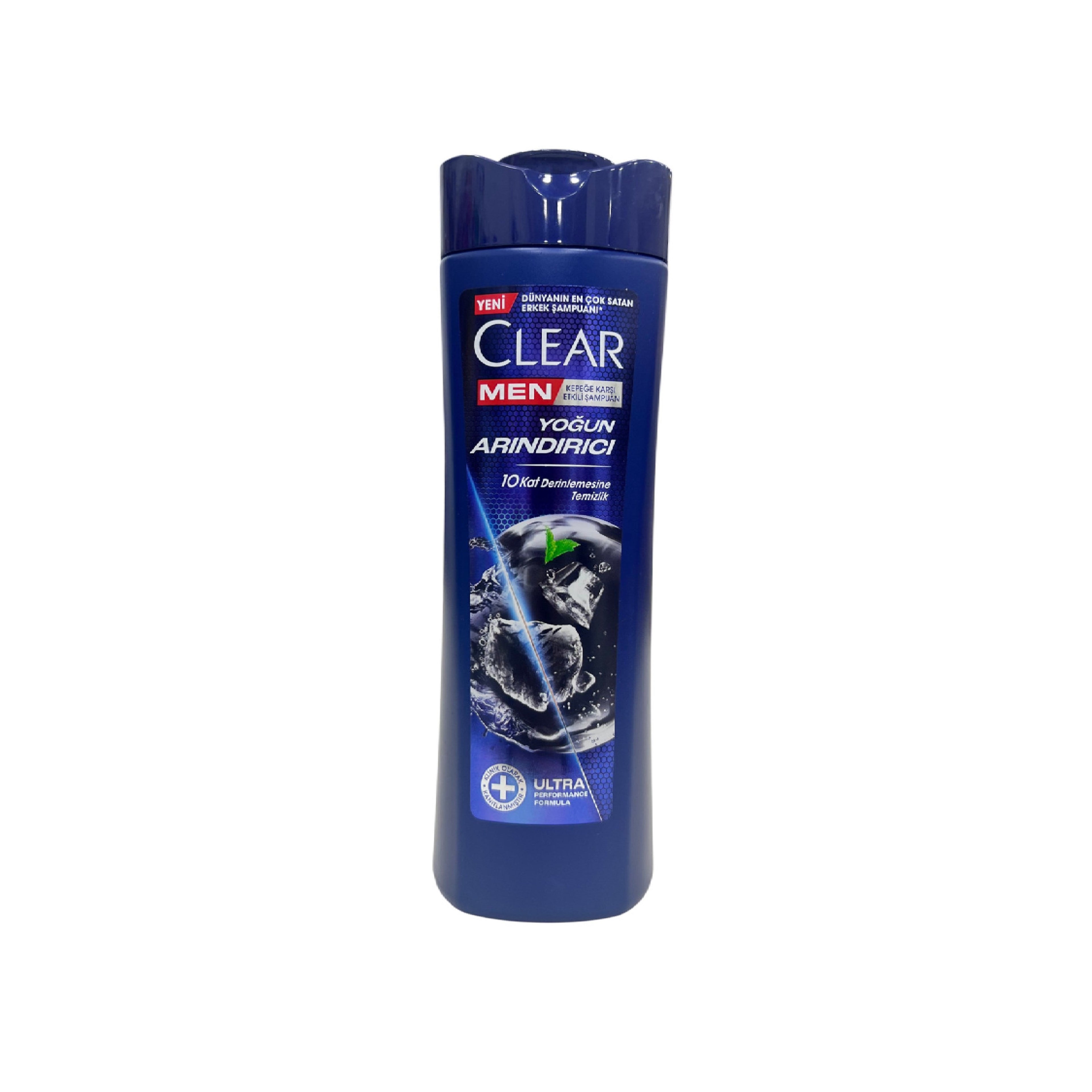 Kişilər üçün kəpəyə qarşı dərindən təmizləyici şampun Clear Men Yoğun Arındırıcı, 580 ml