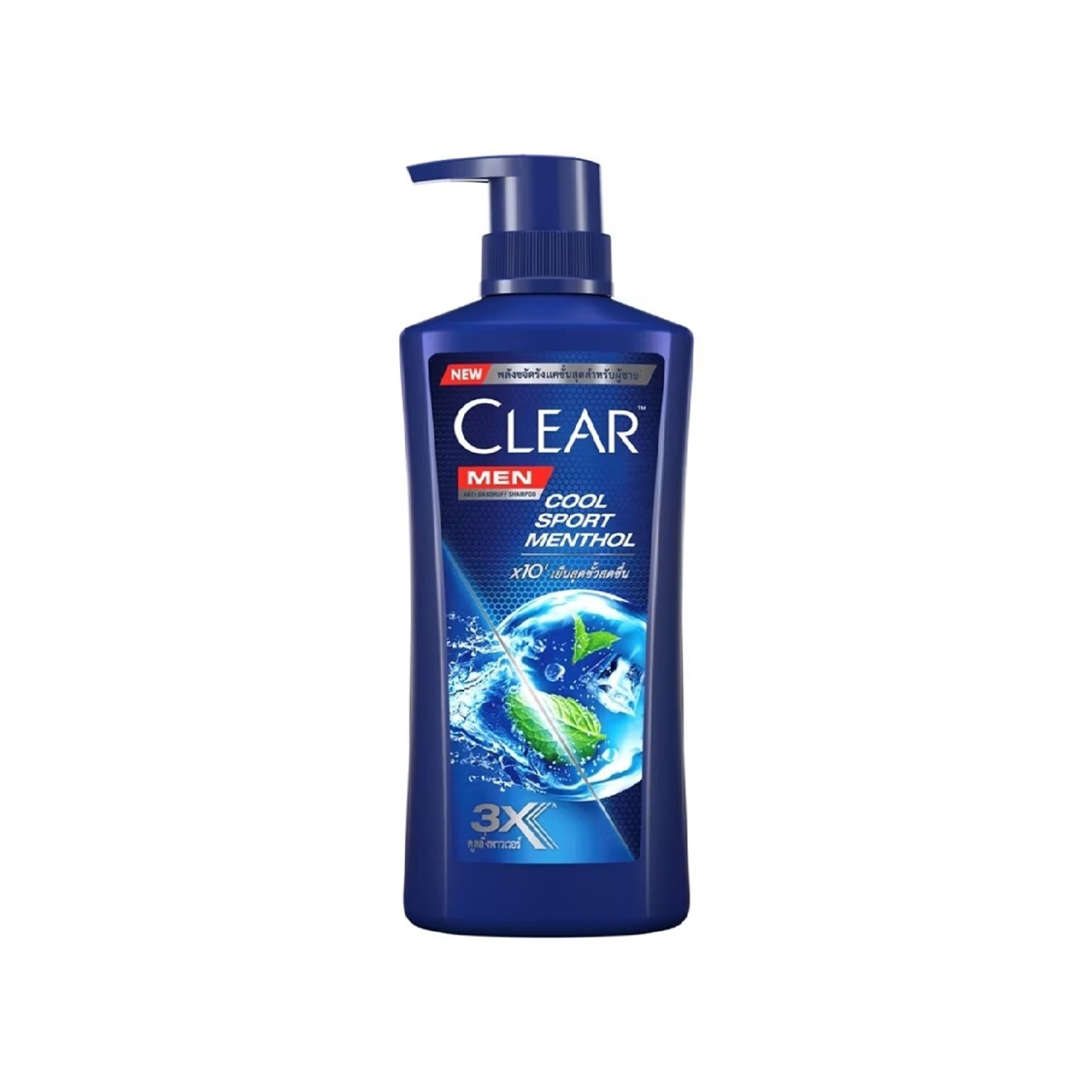 Kişilər üçün kəpəyə qarşı sərinləşdirici mentol tərkibli şampun Clear Men Cool Sport Menthol, 650 ml