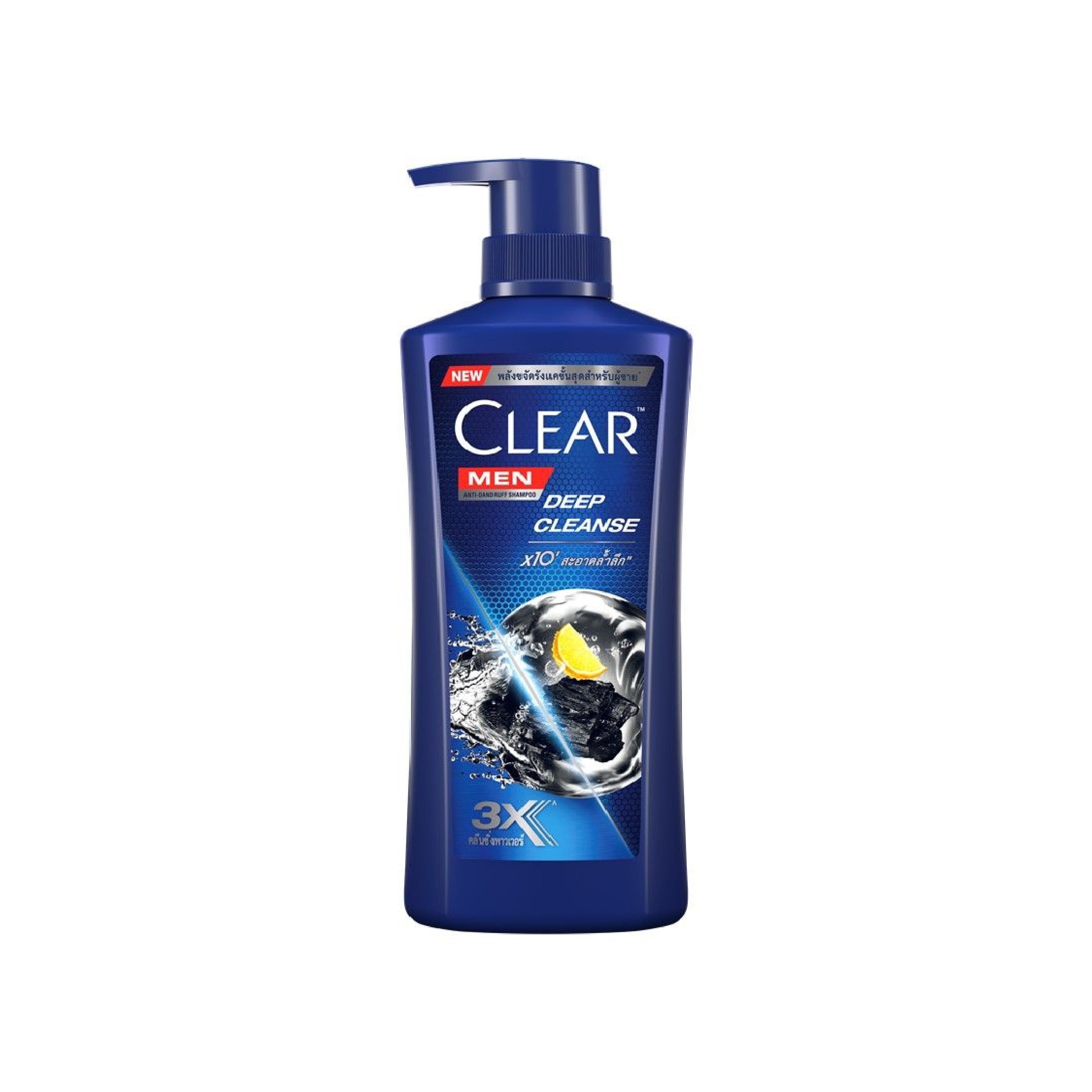 Kişilər üçün kəpəyə qarşı dərindən təmizləyici şampun Clear Men Deep Cleanse, 650 ml