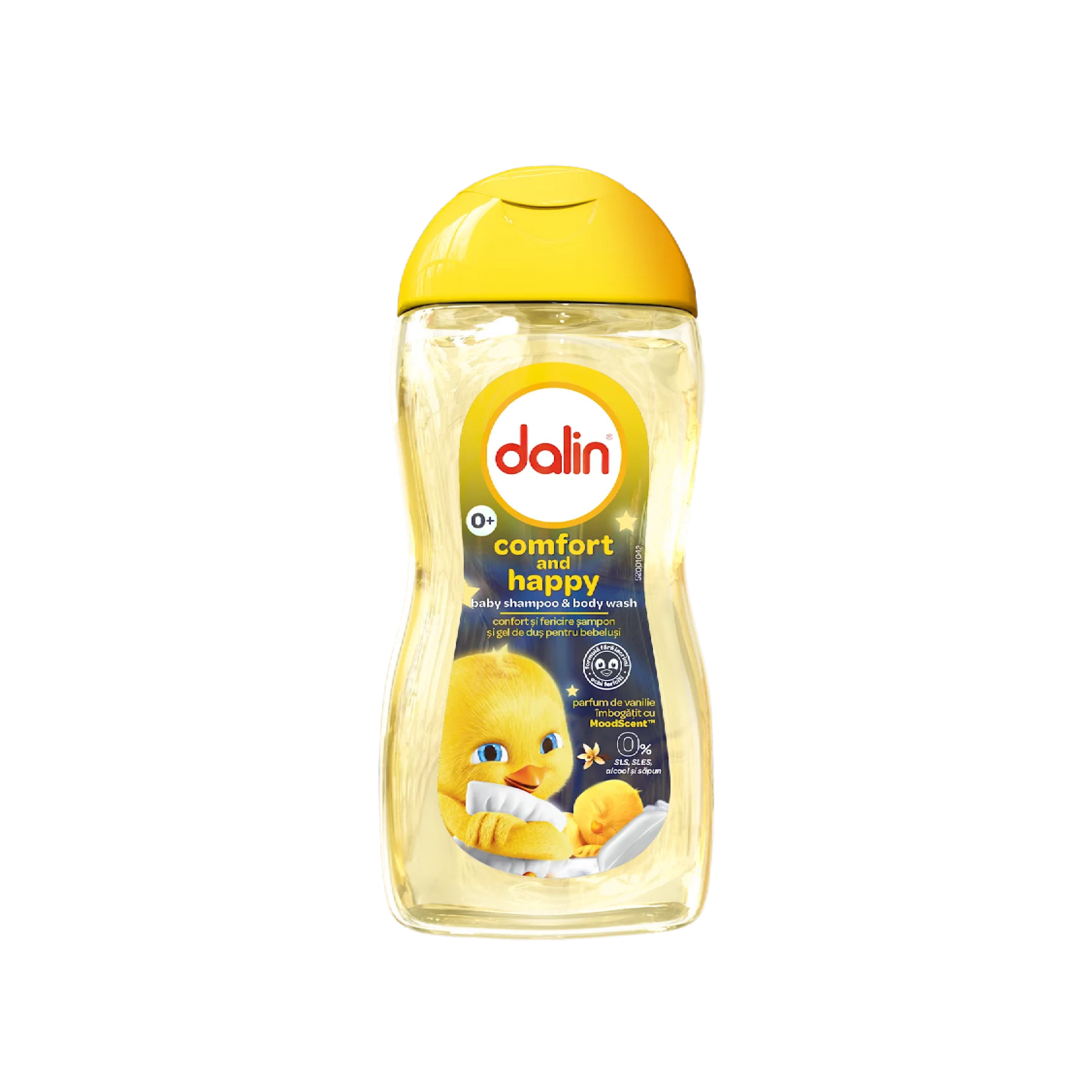 Uşaq Şampunu və Bədən Yuma Geli Dalin Comfort and Happy Yatmazdan Əvvəl 200 ml